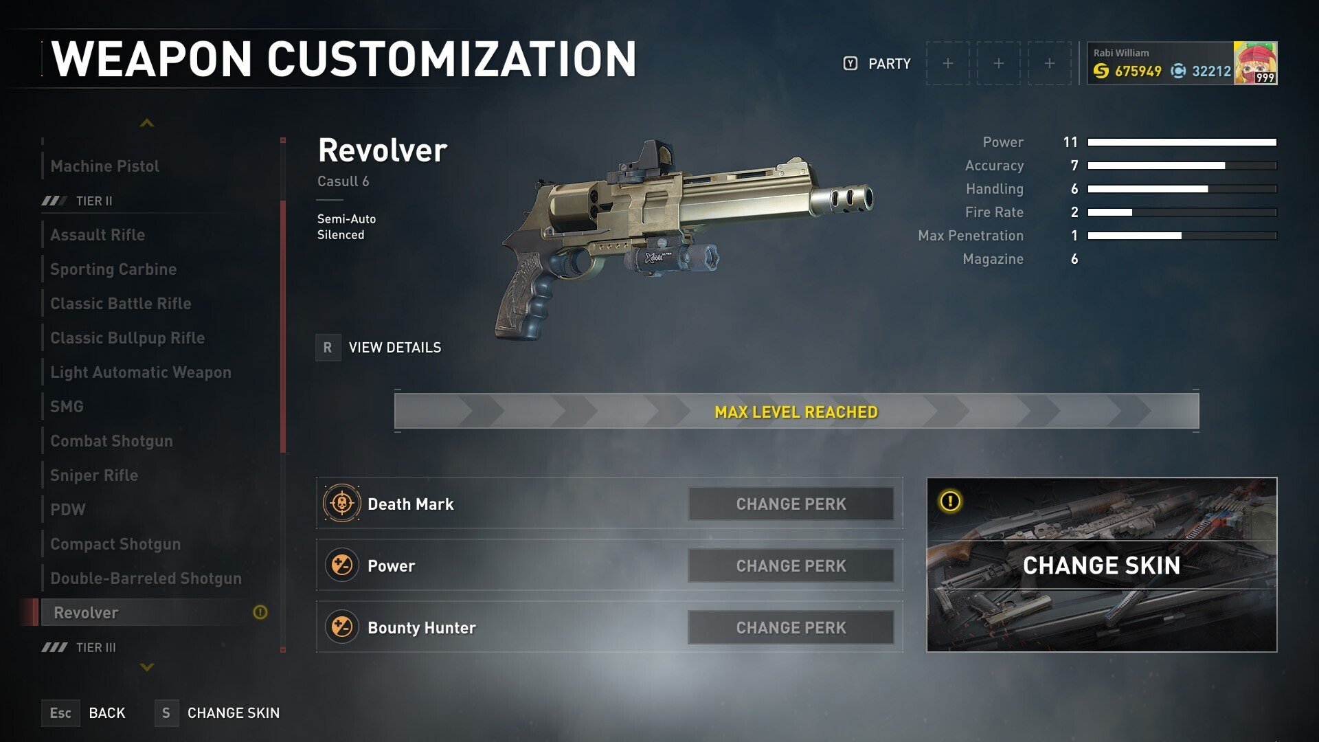 ワールドウォーZ ゲーム：全武器のパーク構成例（Holy Terror対応