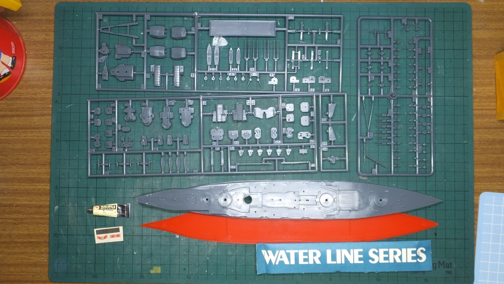 IJN Haruna 1941 日本海軍戦艦 榛名制作記 #1(Fujimi 1/700 waterline