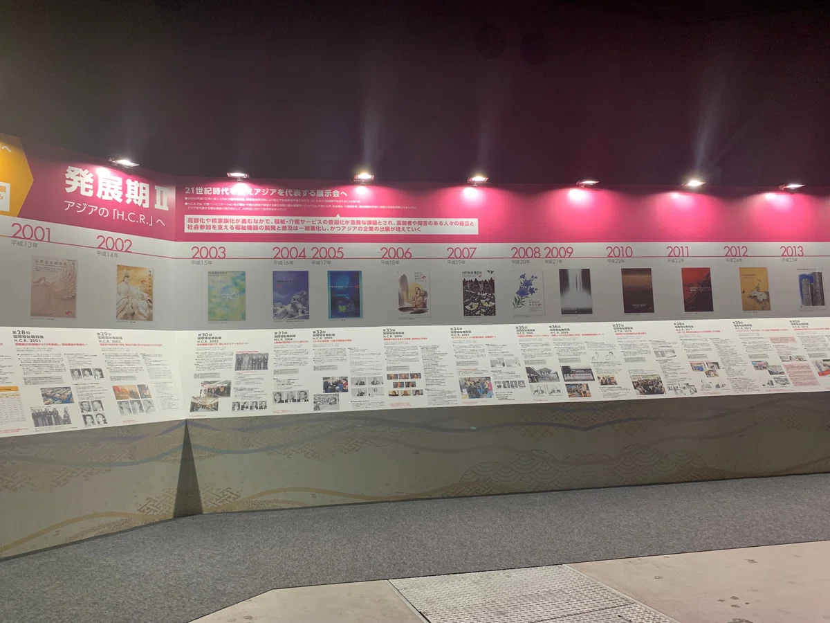 H.C.R. 国際福祉機器展 発展期Ⅱ アジアの「H.C.R.」へ 21世紀時代を迎えアジアを代表する展示会へH.C.R. International Home Care & Rehabilitation Exhibition Development Phase II H.C.R. in Asia Asia's leading exhibition in the 21st century