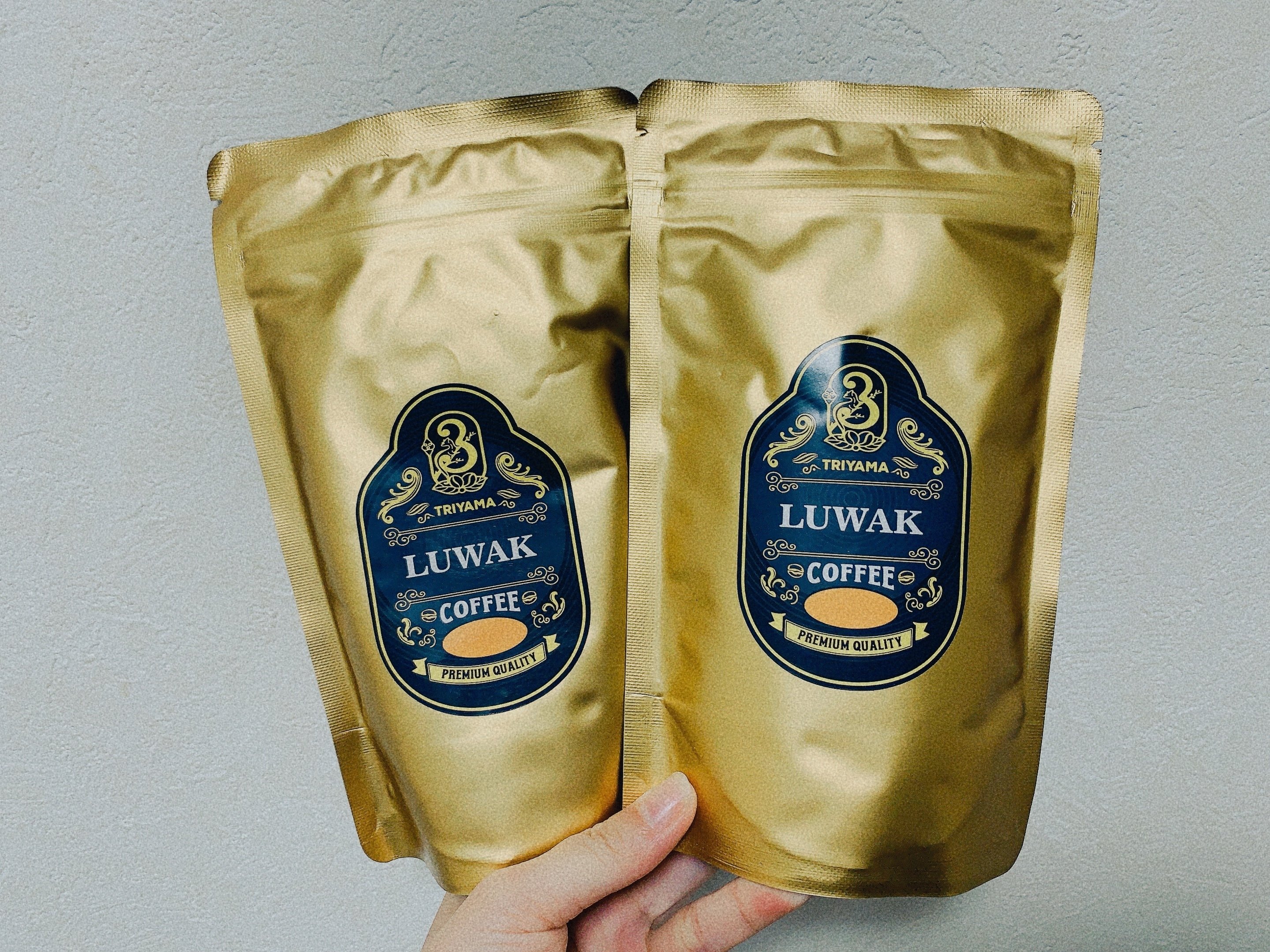ジャコウネココーヒー粉 Luwak coffee 100gx3インドネシア ジャコウネココーヒー粉 Luwak coffee 100gx3インドネシア