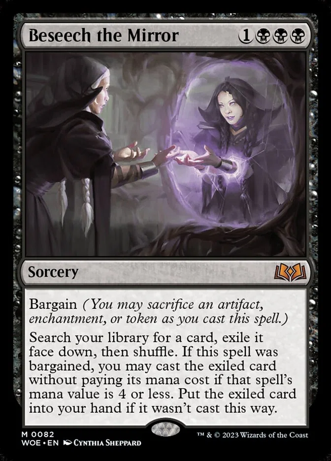 MTG レガシー】《鏡に願いを》による変態 ～《創造の歌》ストームが