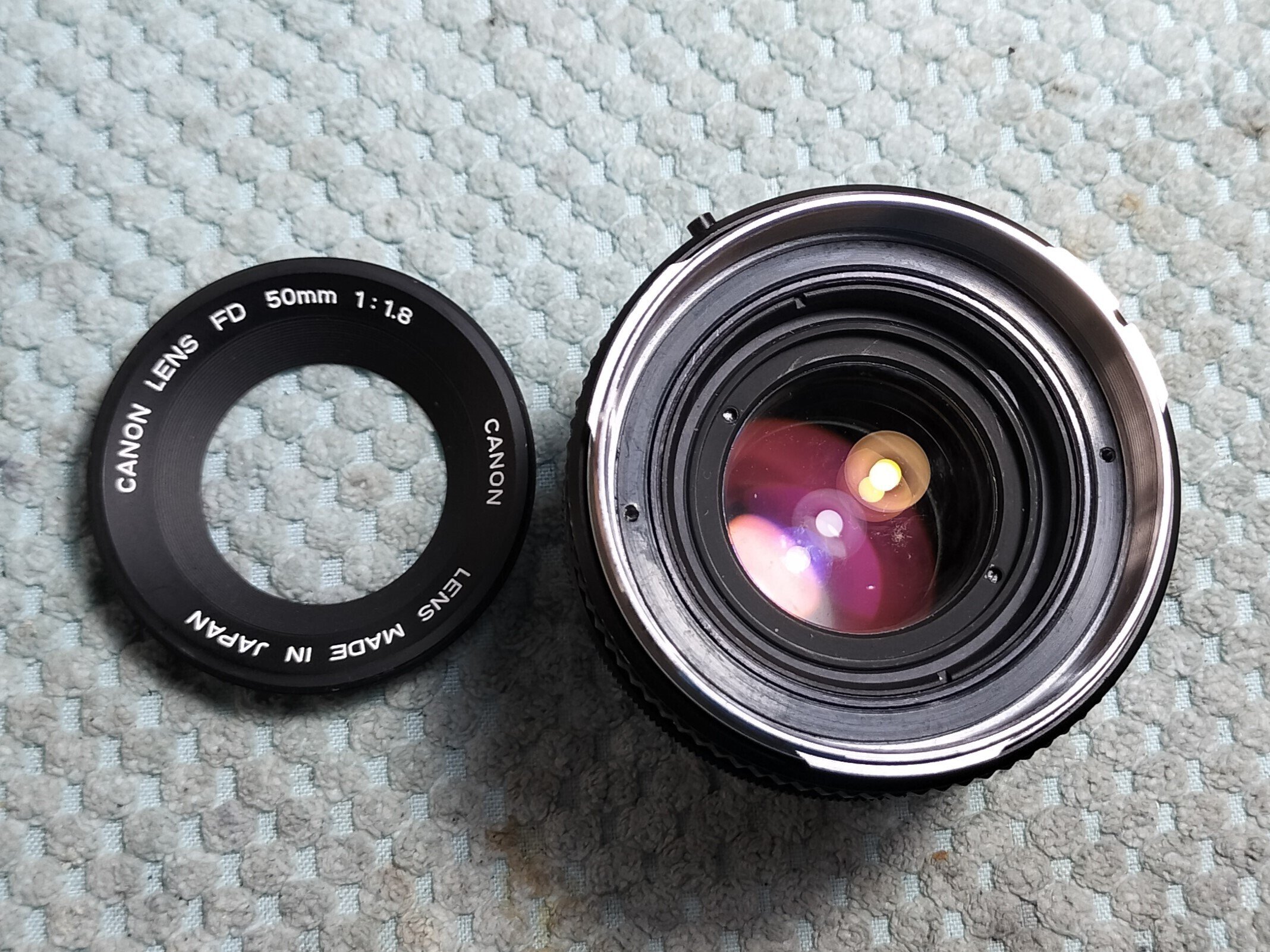 Canon FD 50mm F/1.8の分解|フィルムカメラ修理のアクアカメラ Canon FD 50mm F/1.8の分解|フィルムカメラ修理のアクアカメラ