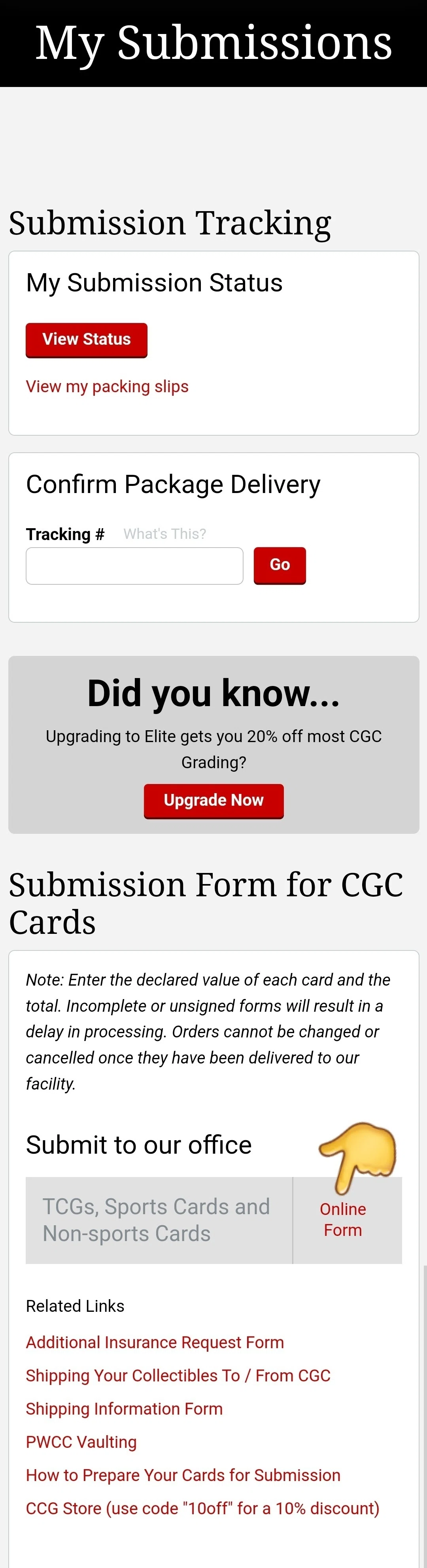 【CGC鑑定】CGCに直接提出する方法｜モル～noteのすがた～