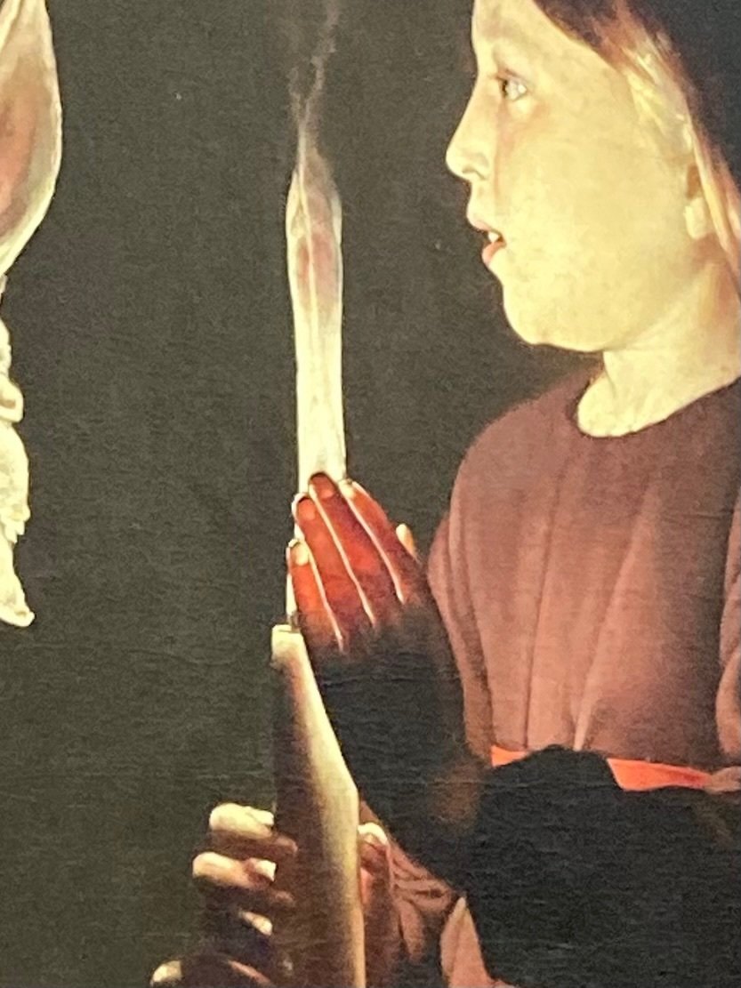 子供のためのルーブル美術館(58)ラトゥール・ろうそくの光がと