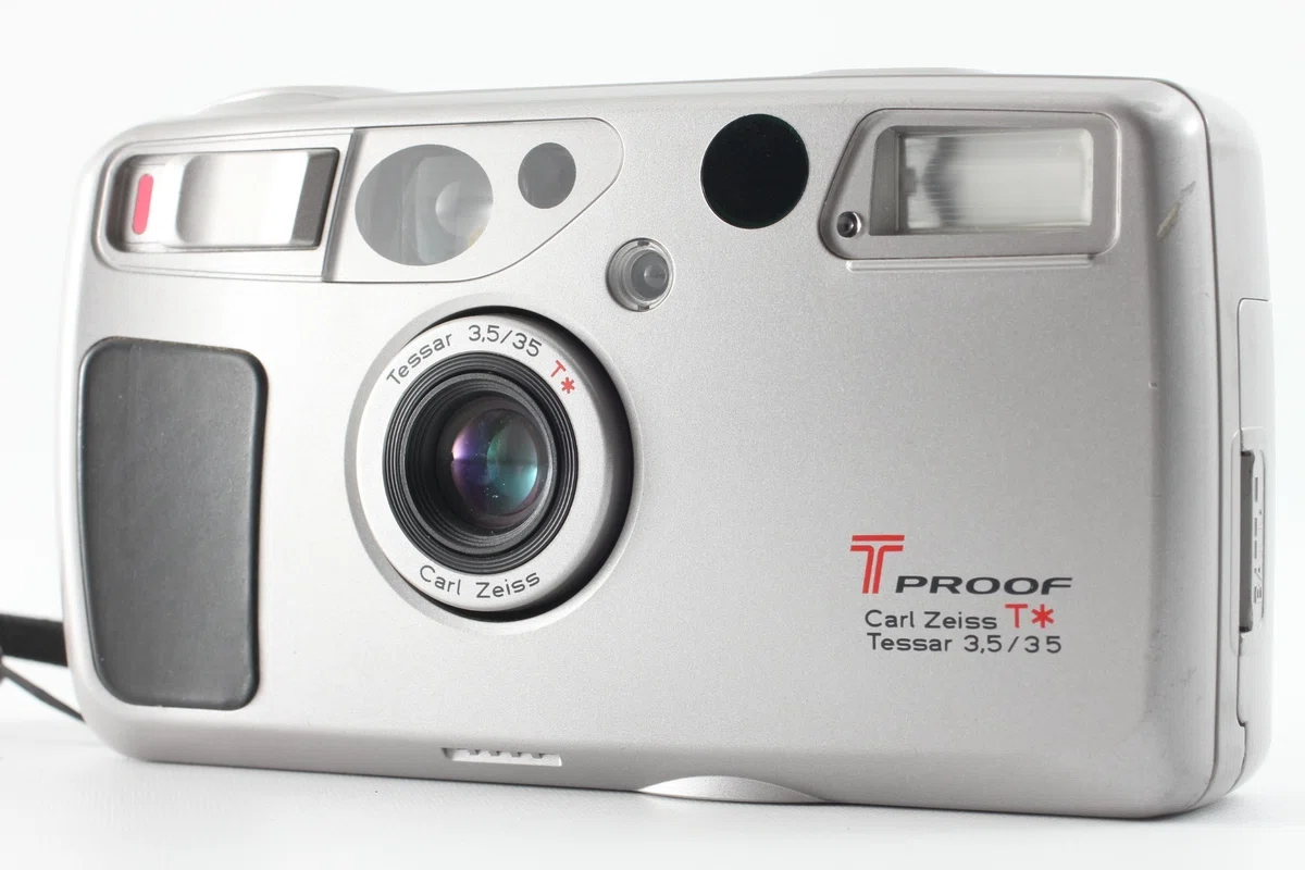 希少】 見にくかっ KYOCERA 京セラ Slim T コンパクト フィルムカメラ