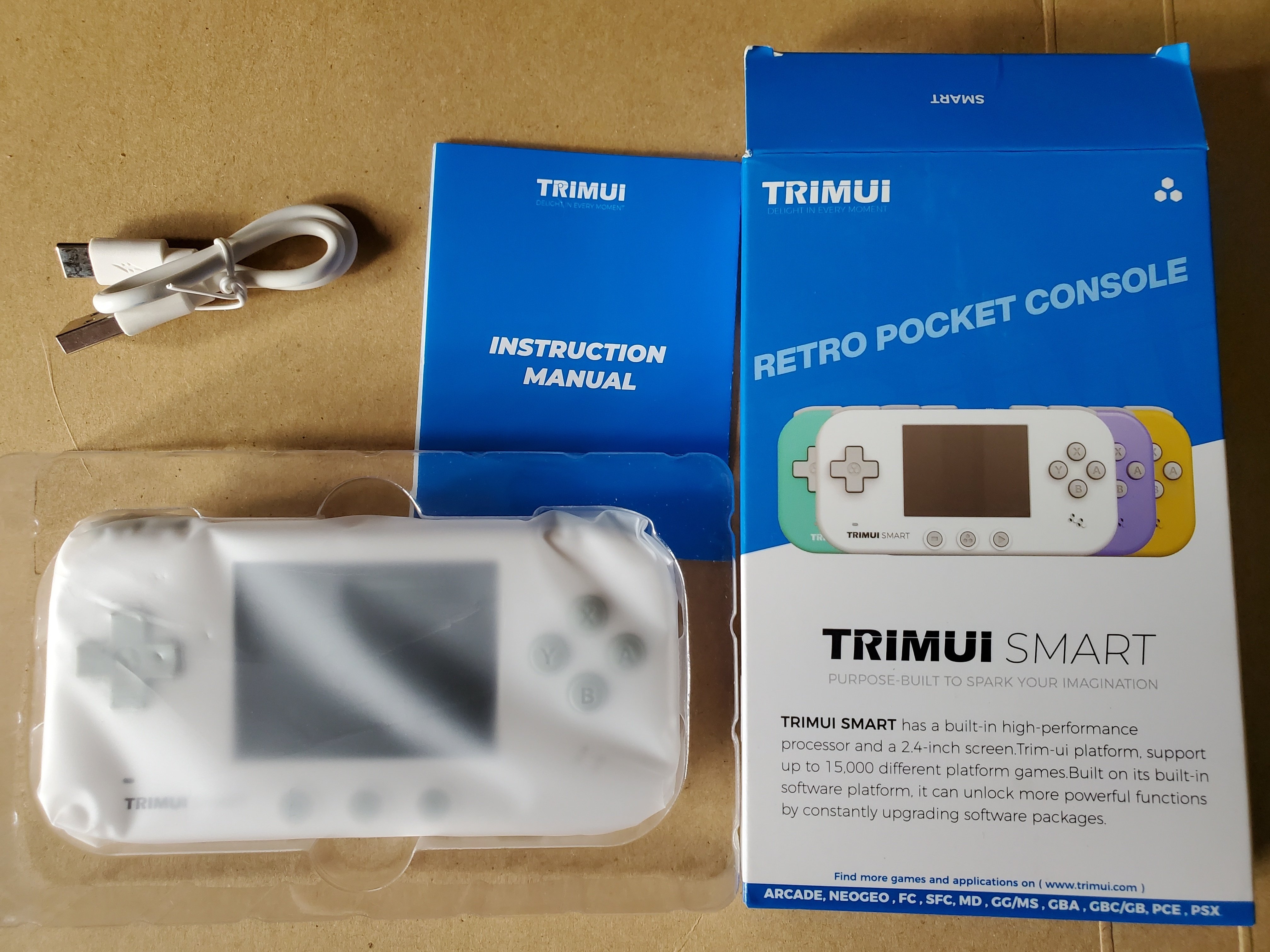 中華エミュレータ TRIMUI MODEL S 青 中華エミュレータ TRIMUI MODEL S 青