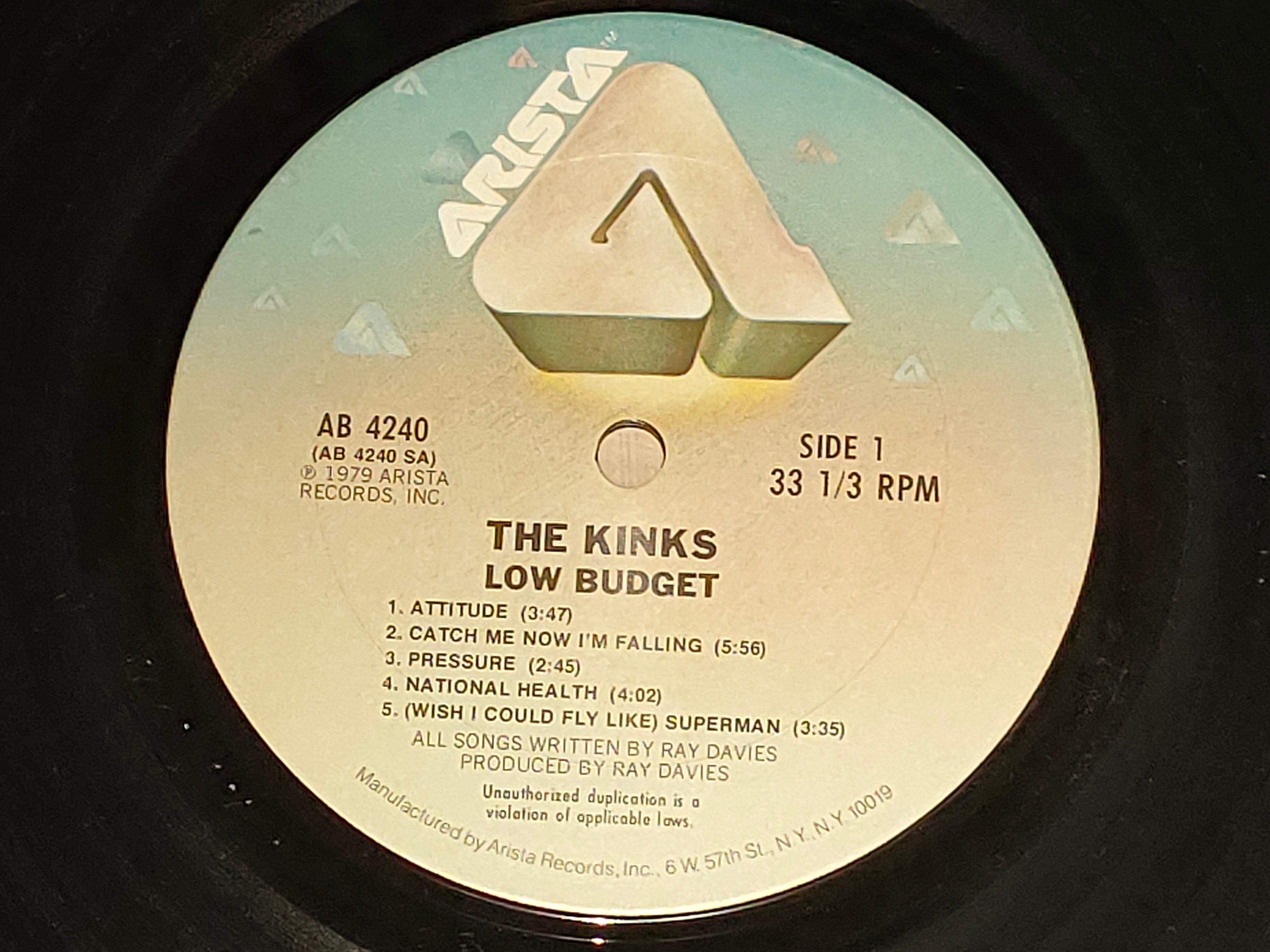 Low Budget】（1979）The Kinks パンク・ニューウェイブ時代に