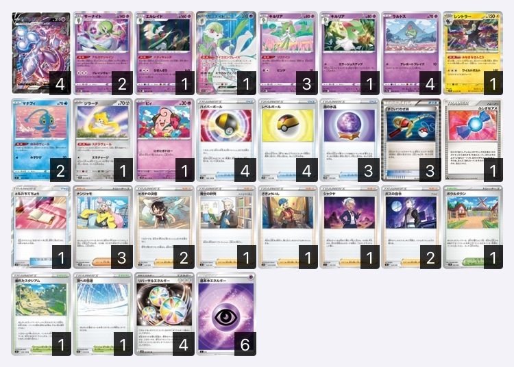 デッキ紹介】サーナイト/ミュウツーV-UNION｜かいとな