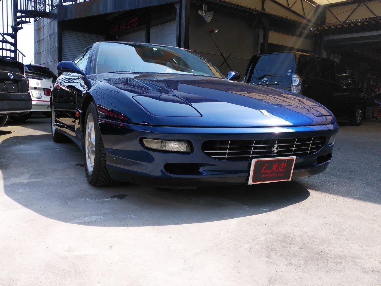 ミニチャンプス　フェラーリ４５6ＧＴ　クーペ　ブルー ミニチャンプス フェラーリ456GT クーペ ブルー - メルカリ