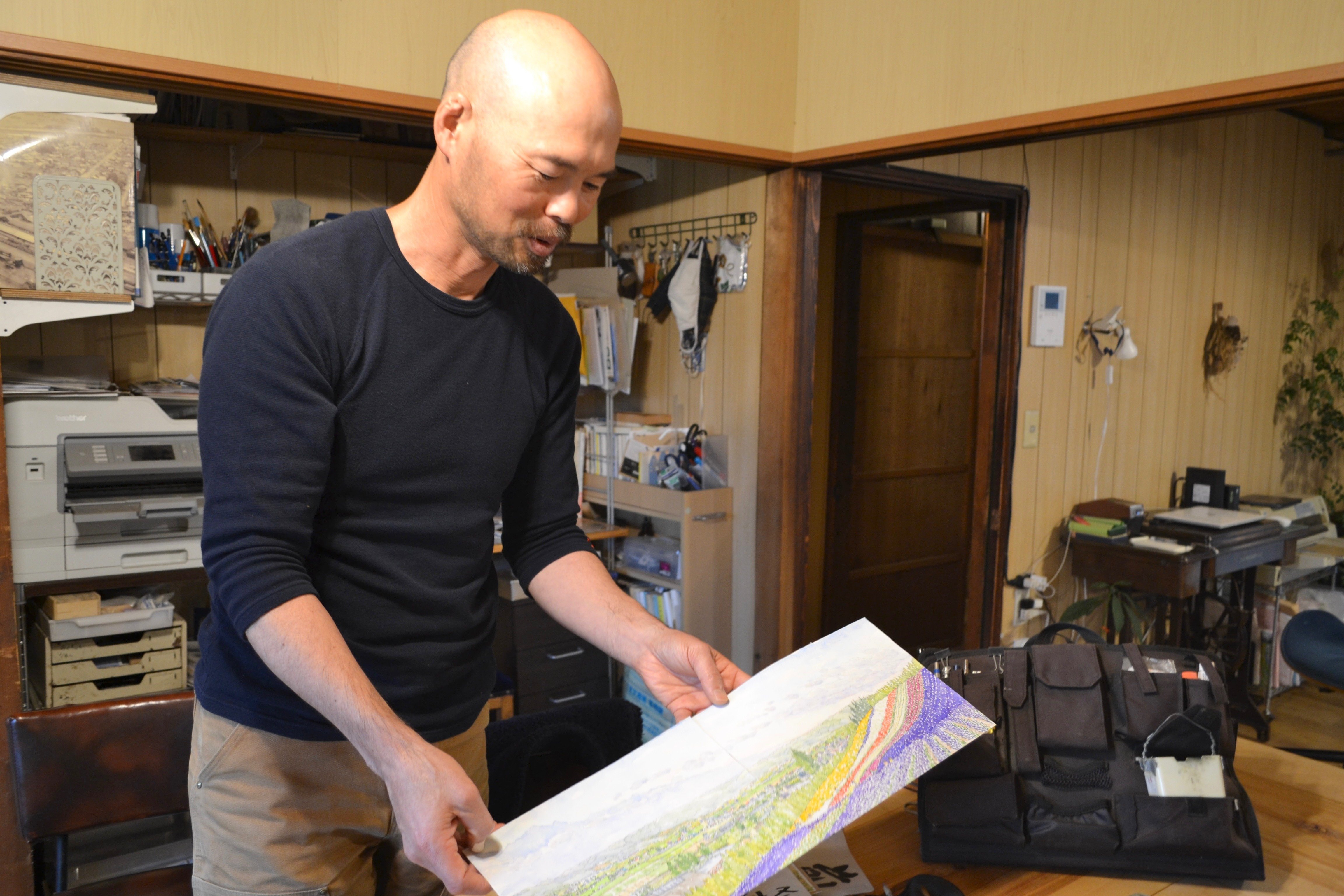 移住のきっかけは画家になってはじめての挫折。自分が感じた富良野の