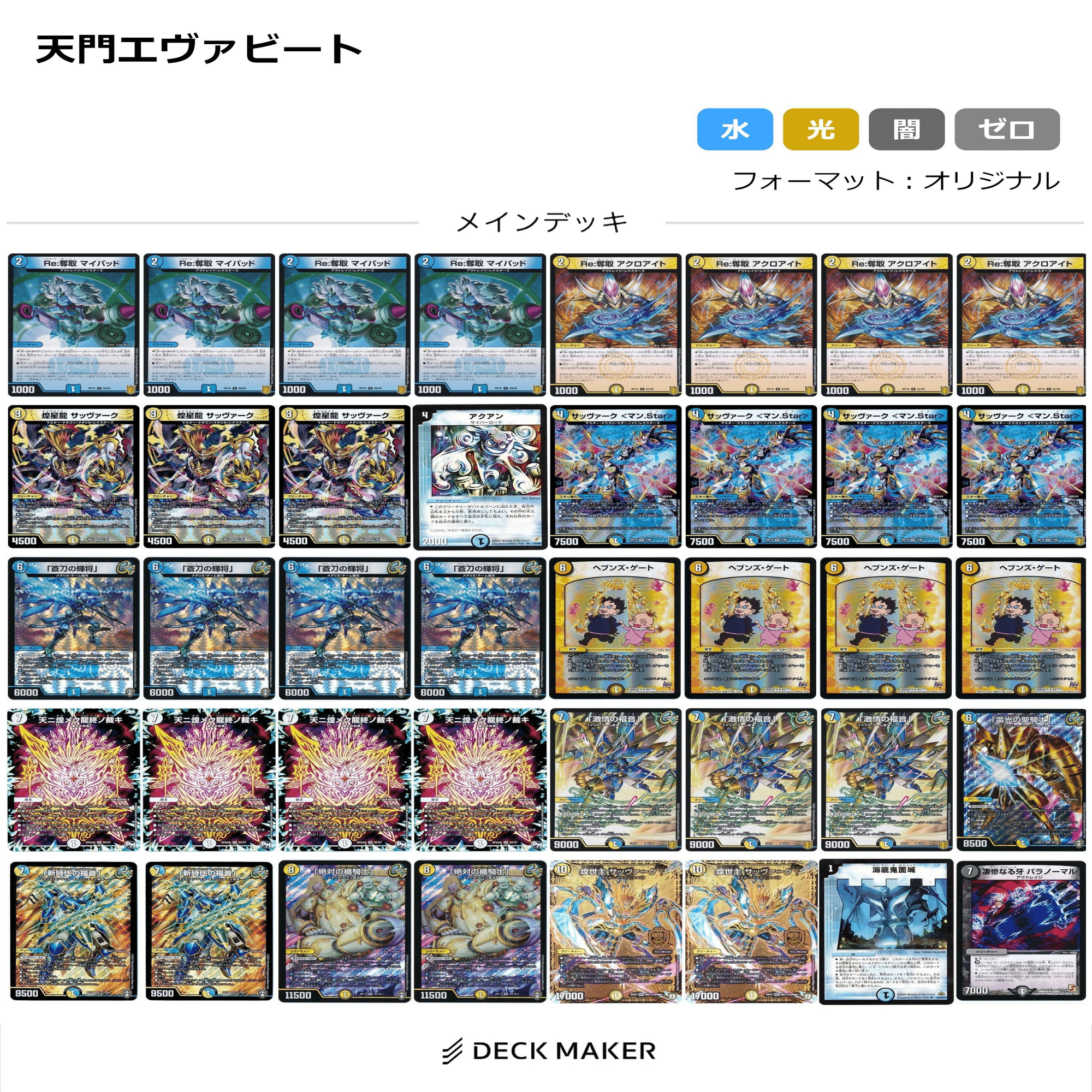 格安デュエマ研究所リスペクト】速攻×カウンター×ガチャ！？水光