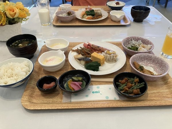 八幡平ハイツの朝食