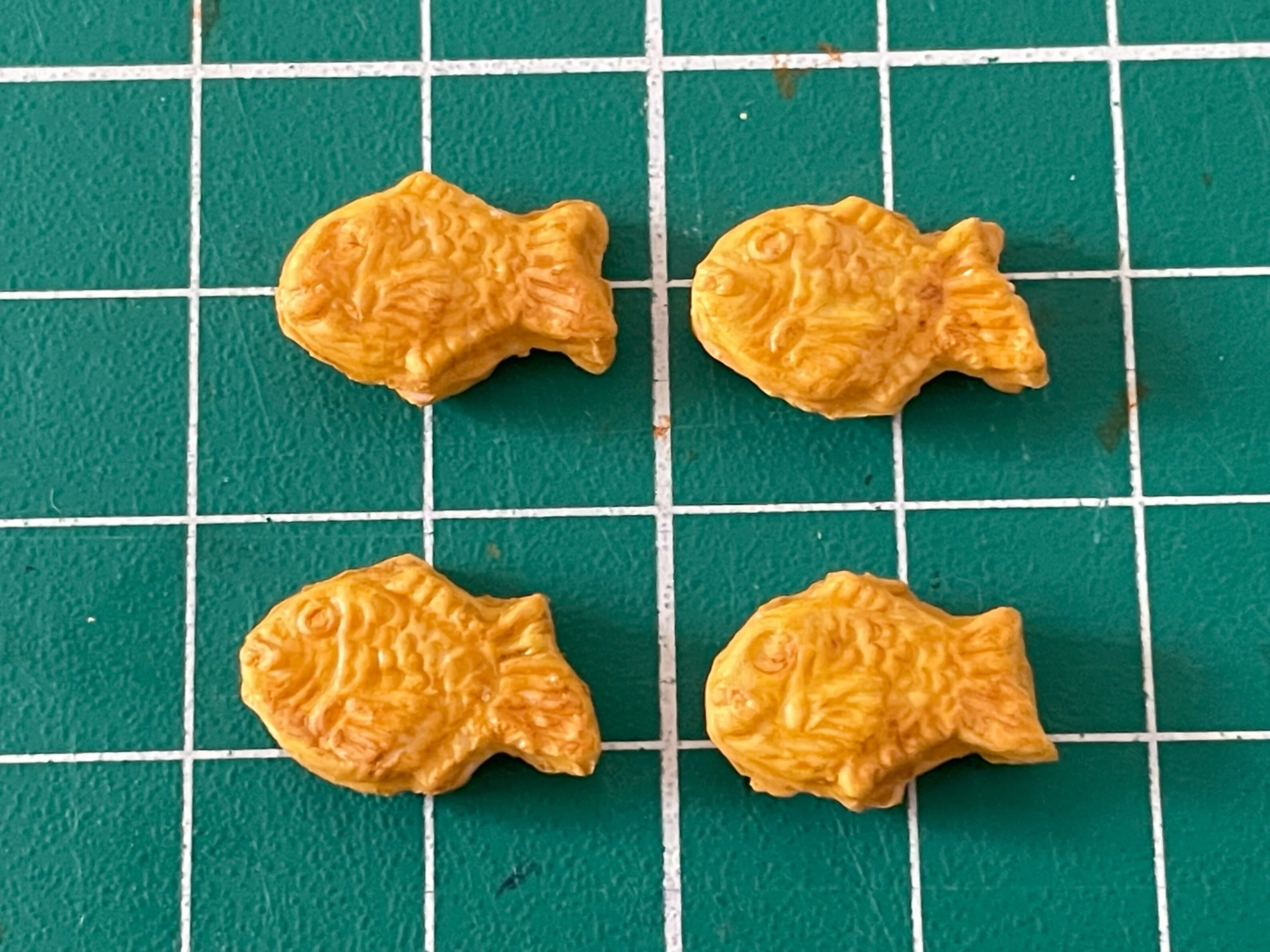 ミニチュア】原型からたい焼き作り🎣｜goriy66