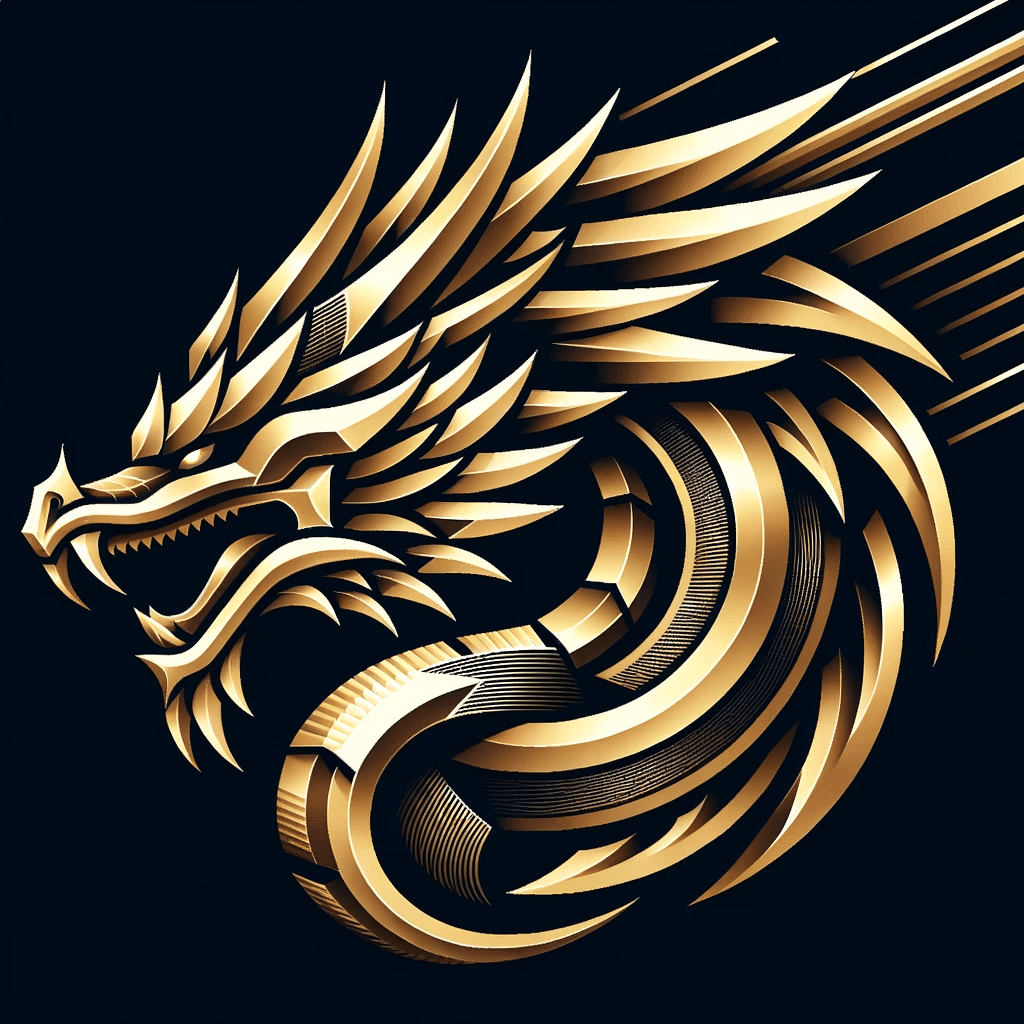 ChatGPT4にお願い：金色の龍を描いてください。｜コメ＠ChatGPTの伝道