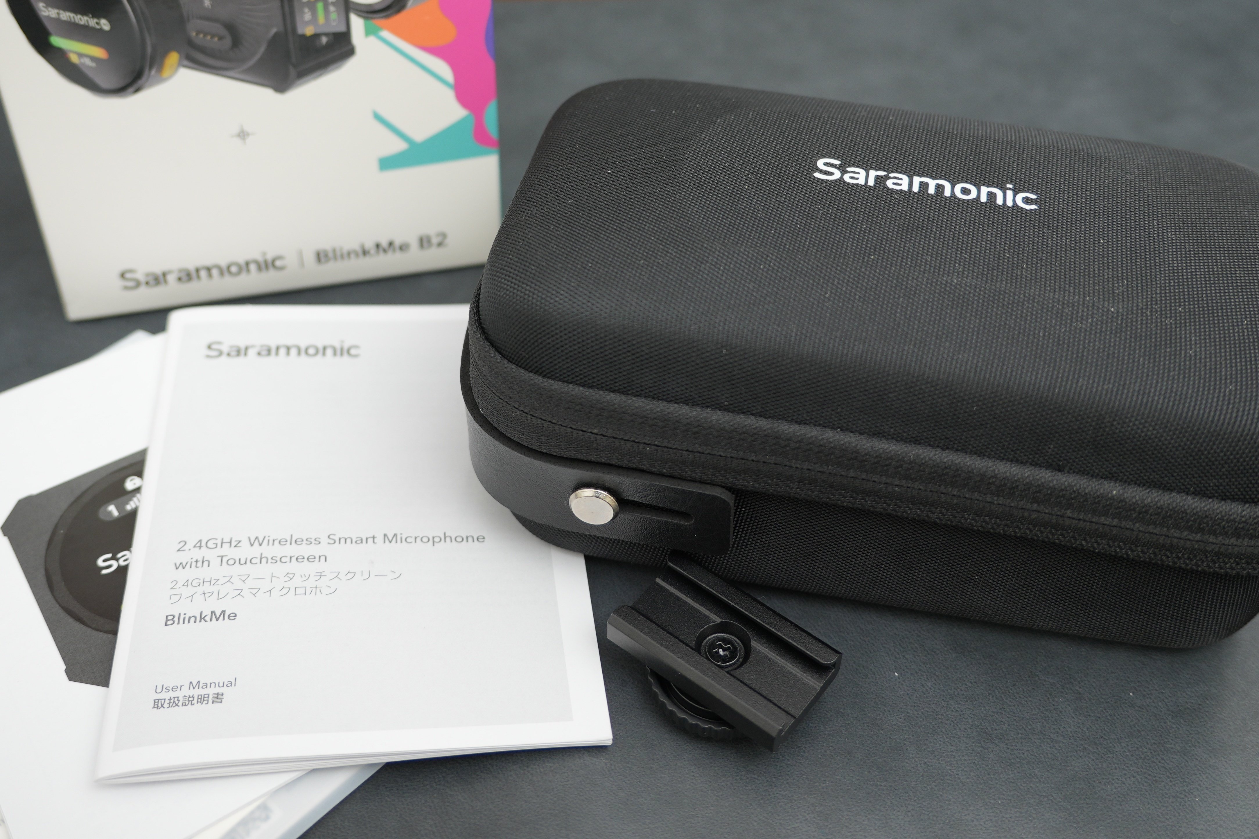 Saramonic サラモニック 2.4Gタッチスクリーン搭載 ワイヤレスマイク