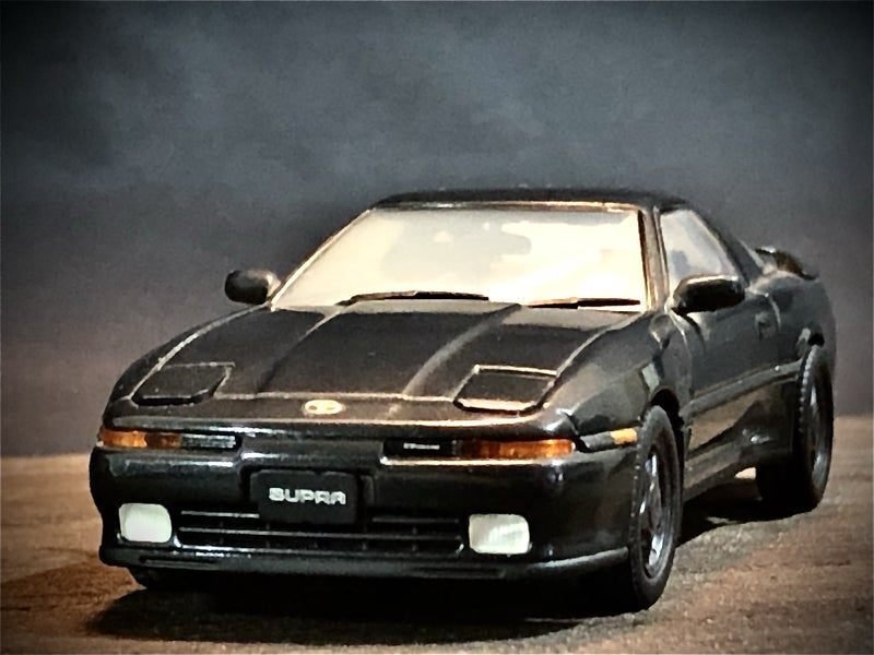 【メーカー包装済】 エブロ1/43トヨタスープラ2.5GTツインターボR1990グリーン｜てO ミニカー