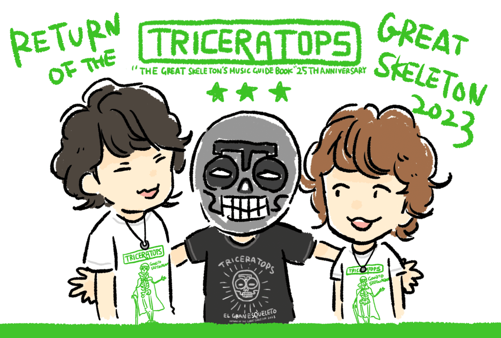 わたしの【TRICERATOPS “THE GREAT SKELETON'S MUSIC GUIDE BOOK ” 25TH ANNIVERSARY  TOUR RETURN OF THE GREAT S｜たまこ