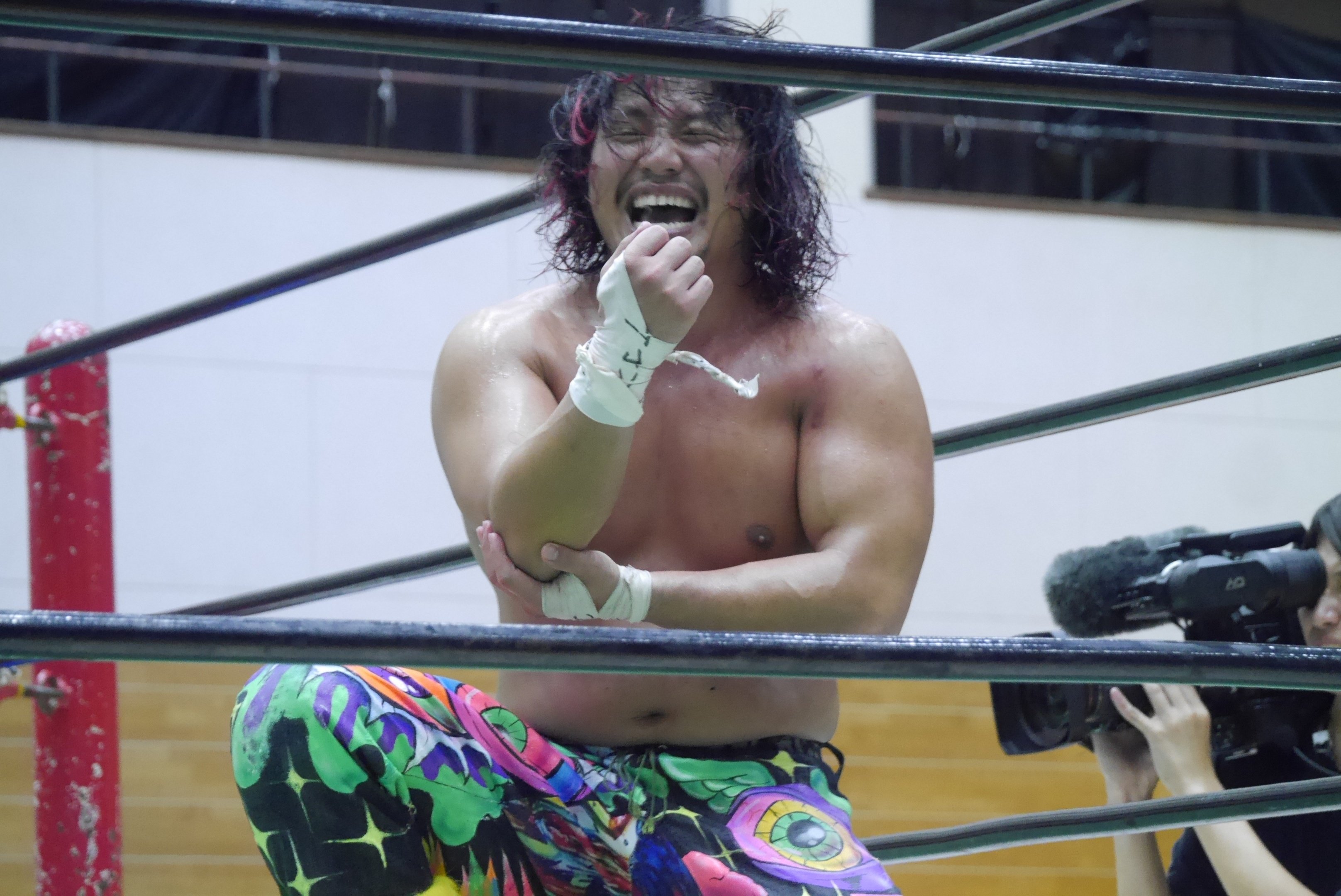 みちのくプロレス 日向寺塁選手 コスチューム ガウン みちプロ みちのくプロレス 日向寺塁選手 コスチューム ガウン みちプロ
