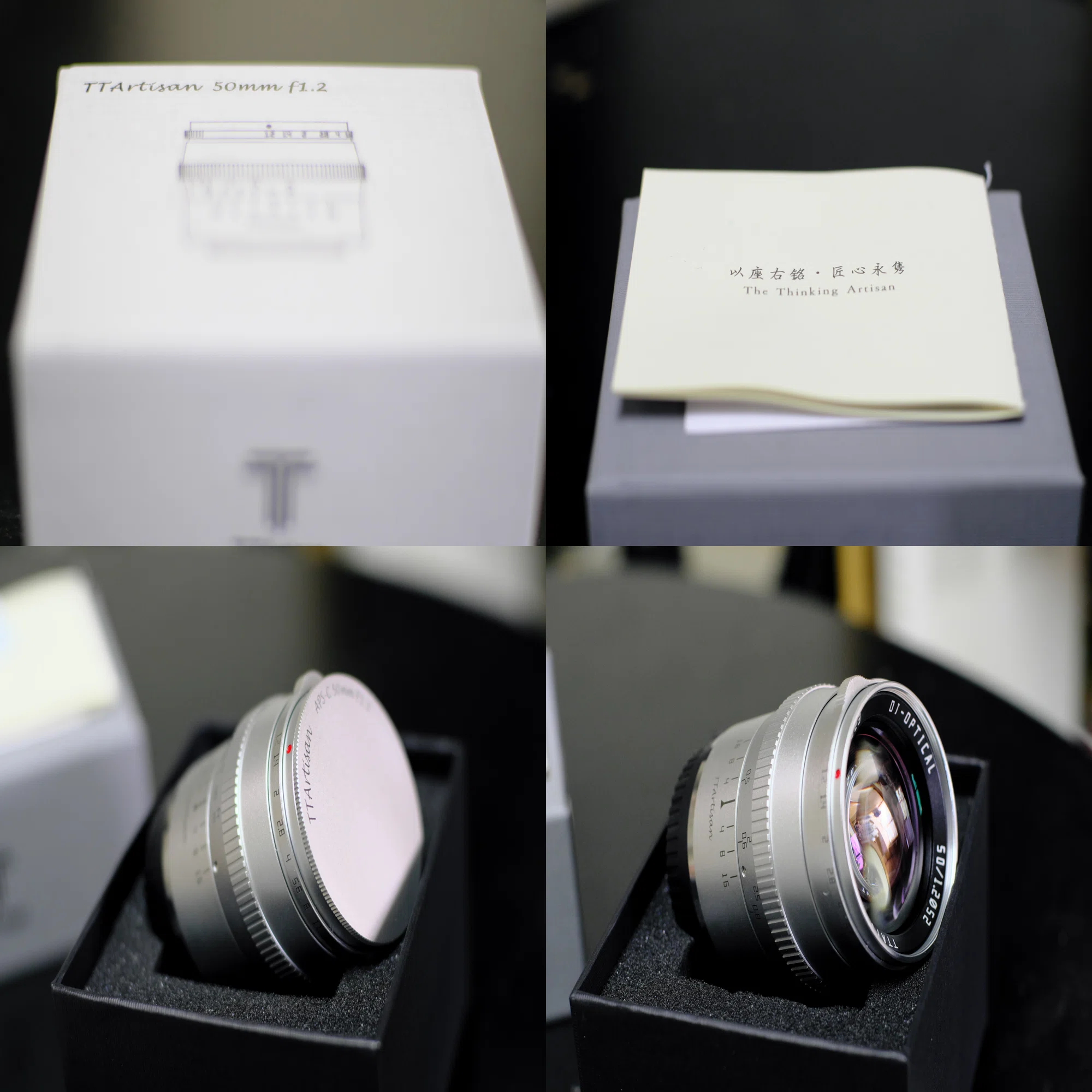 シルバーのカメラに銀色のレンズが生えた(TTArtisan 50mm f/1.2 C X(S 