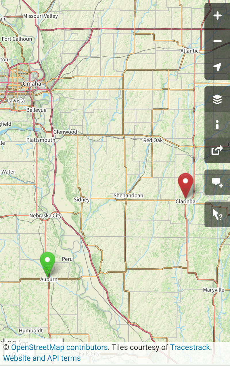 778 1973.10.16.火.晴(60miles)／アメリカと日本との違いをしみじみ感じる／Auburn→Clarindaアイオワ州