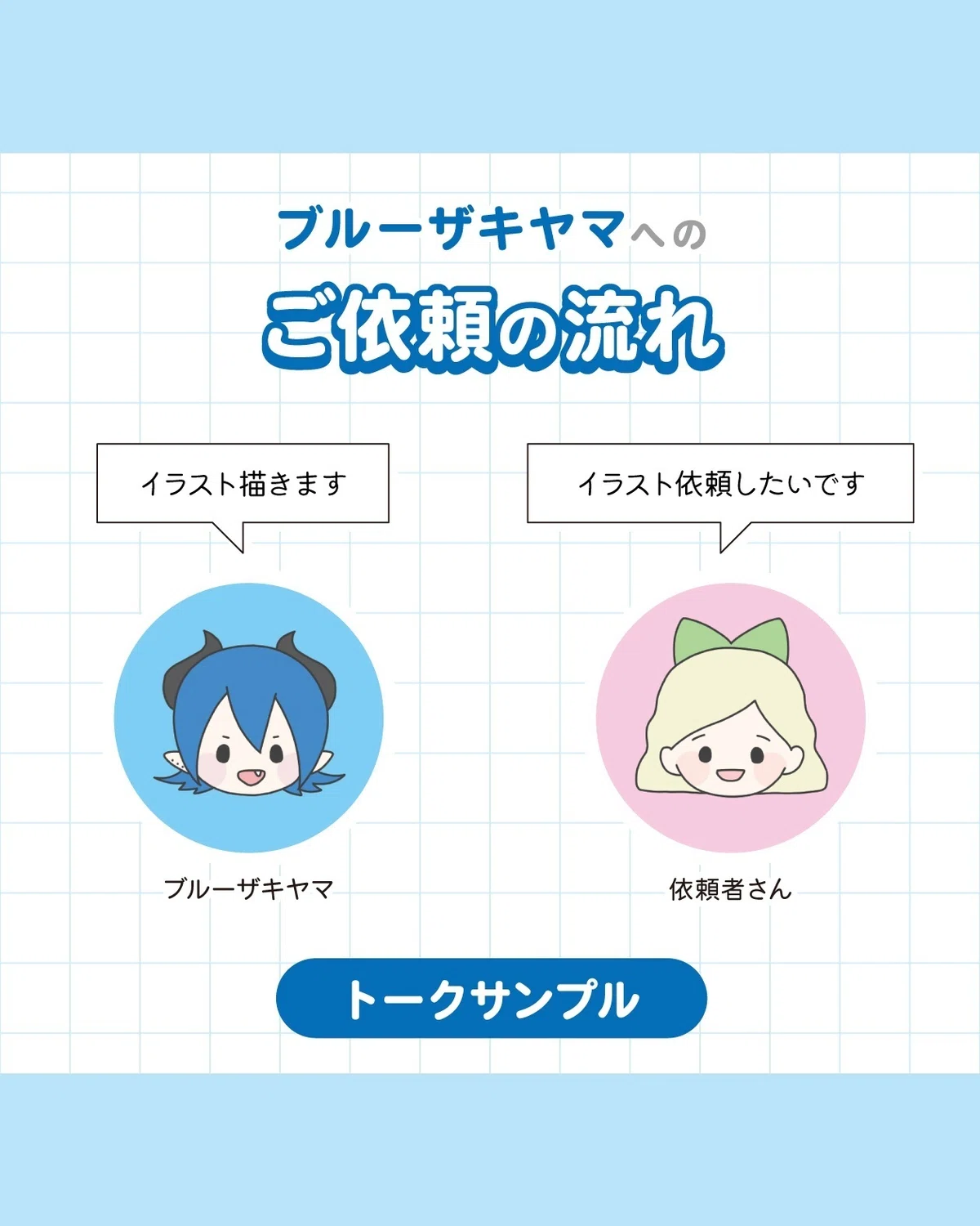 仕事依頼】ご依頼の流れ｜ブルーザキヤマ