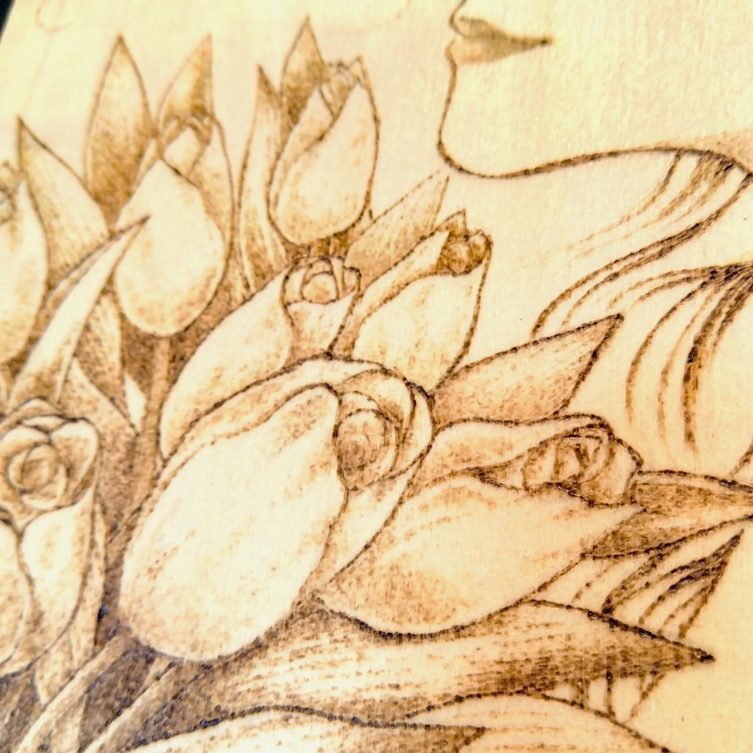 YK様の気持ち(ウッド バーニング法) 日本ウッドバーニング協会 Japan Woodburning Association