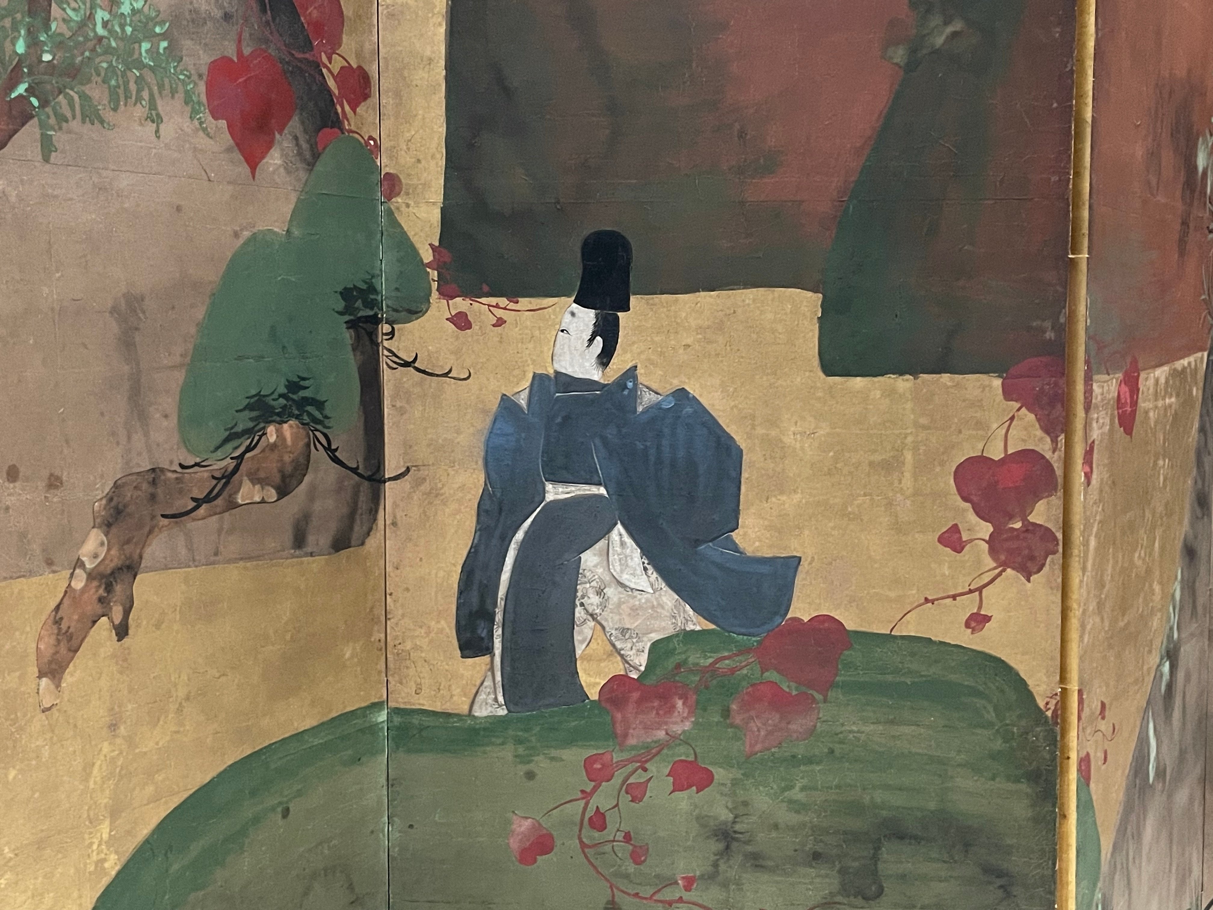 入試頻出の『伊勢物語 東下り』を、深江芦舟《蔦の細道図屏風