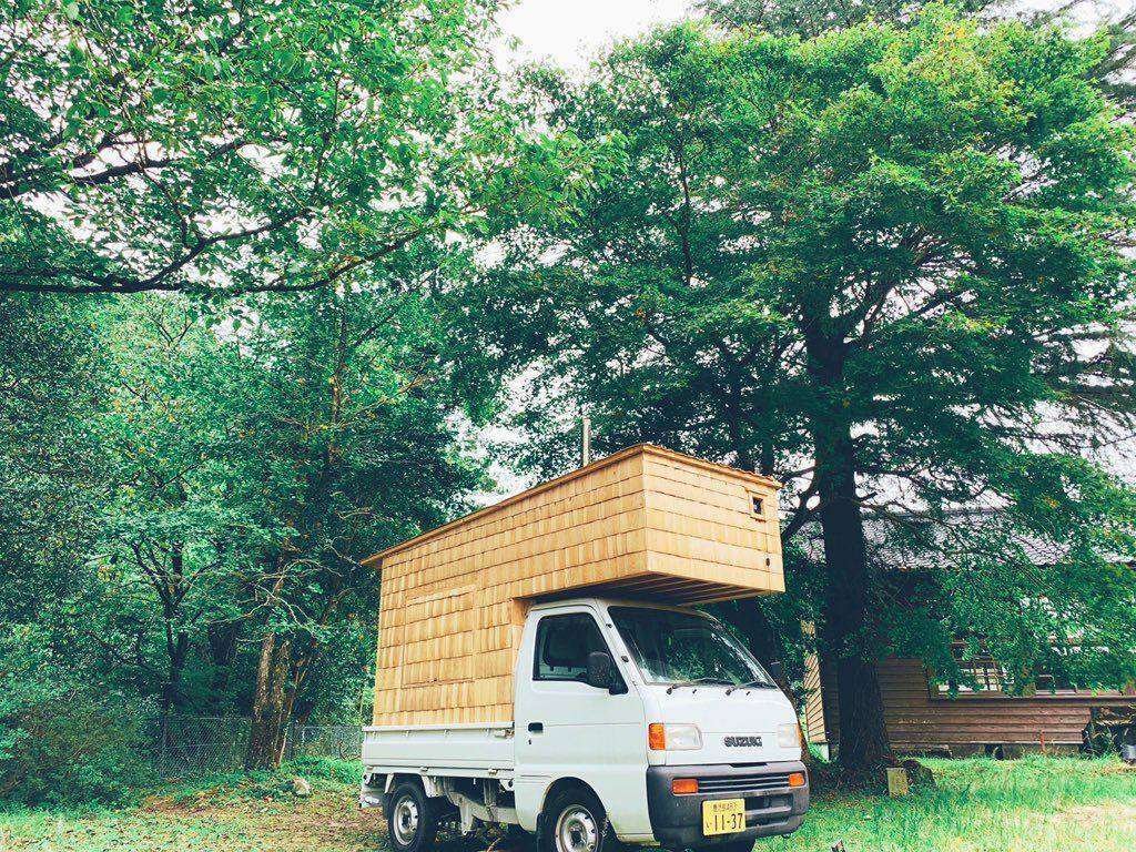 軽トラサウナ （斬新軽トラ」で
