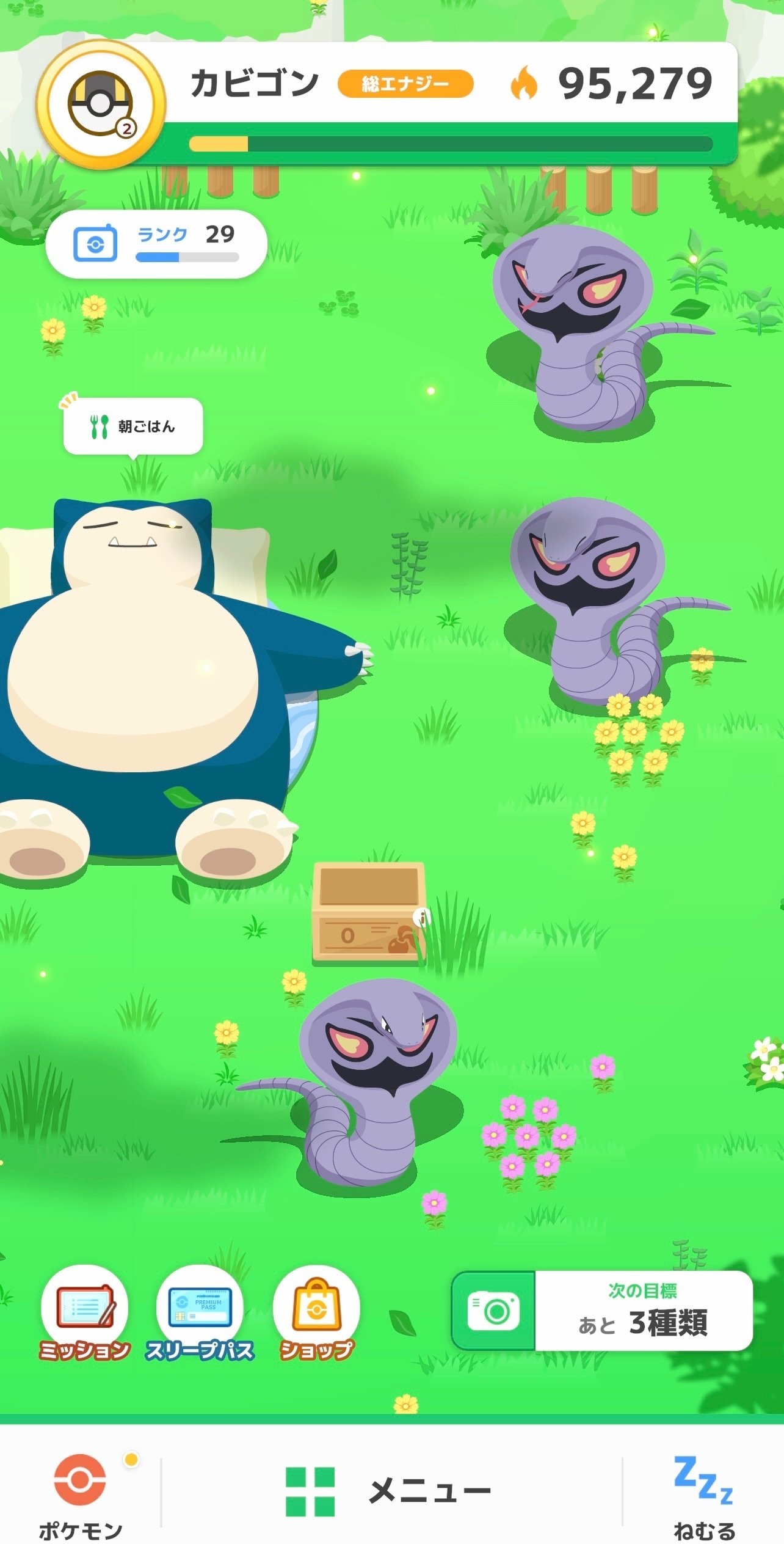 カビゴンzzz様パス3枚