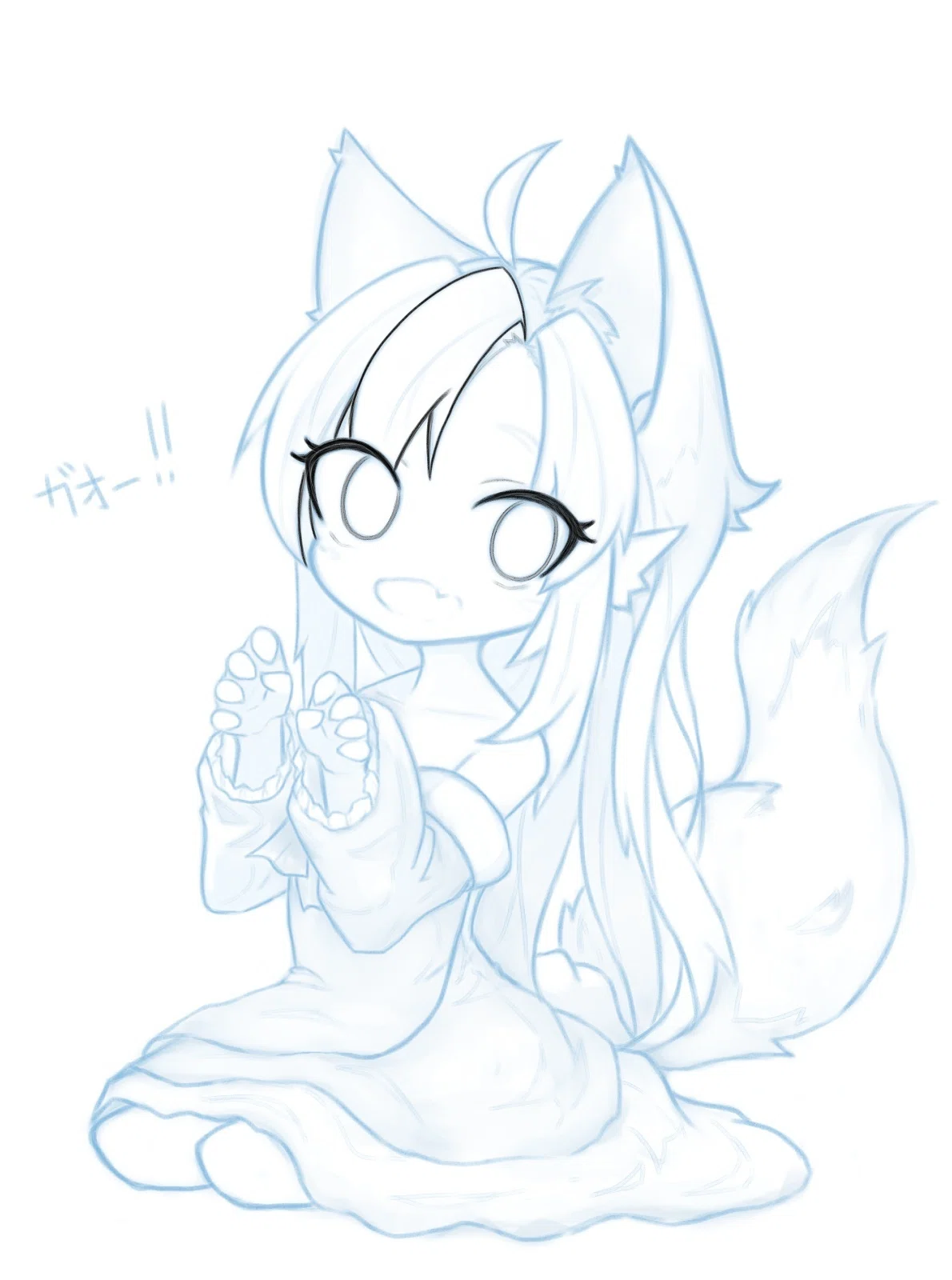 お絵描き#1｜うすゐゆきxかな