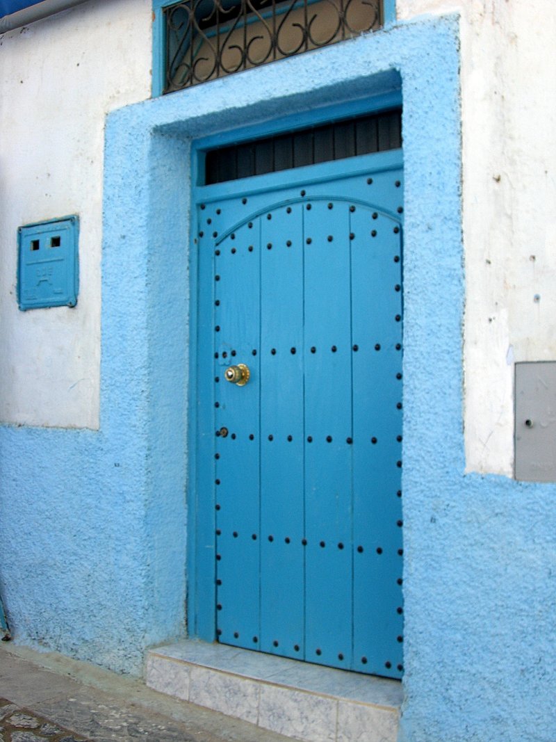 青い扉