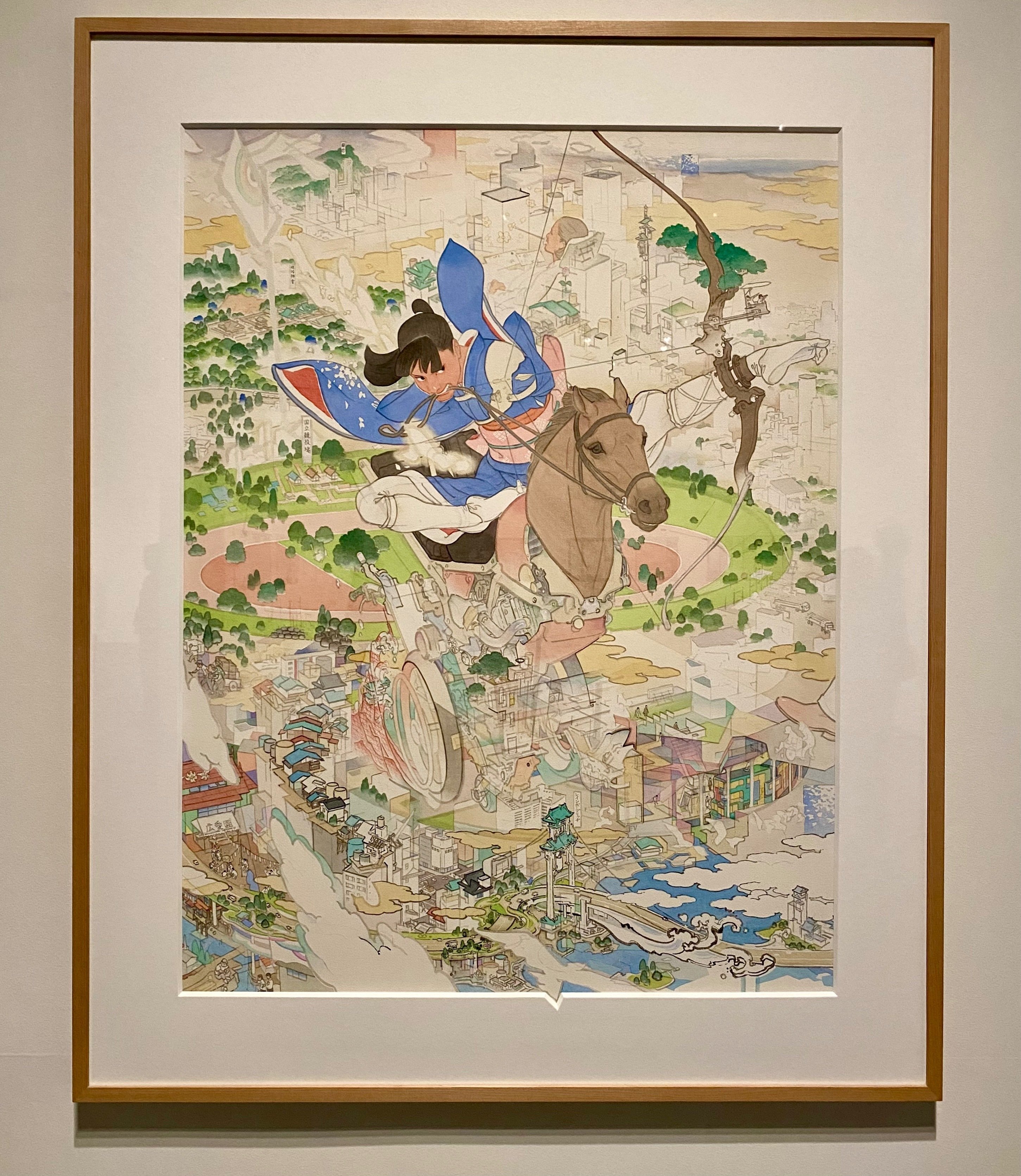 山口晃 馬からやヲ射る パラリンピックポスター
