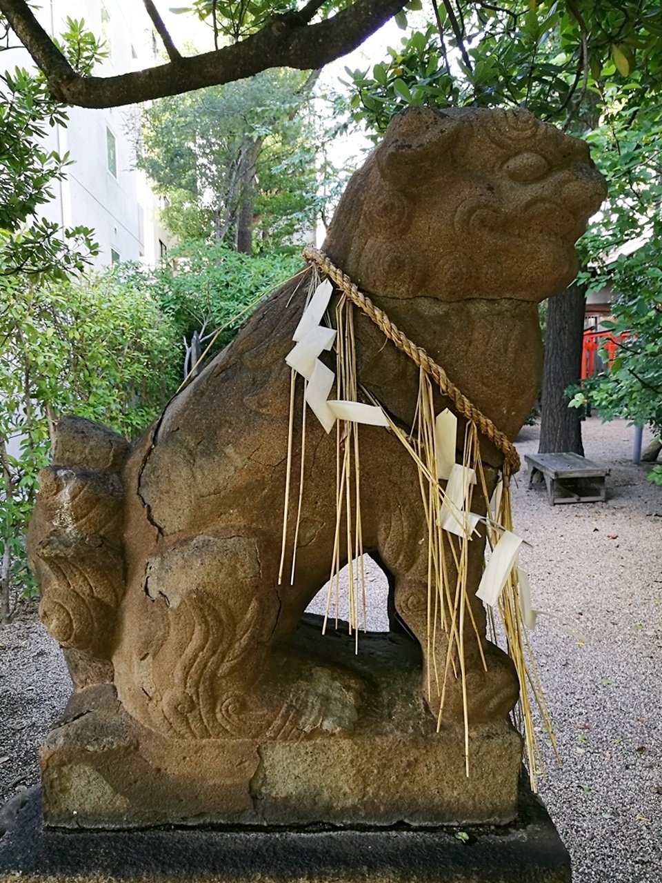 堀越神社 狛犬二体