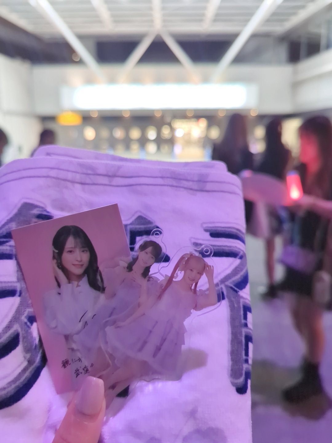 控えめI love you会場生写真 この時間はあたたかいですね☺️☀️