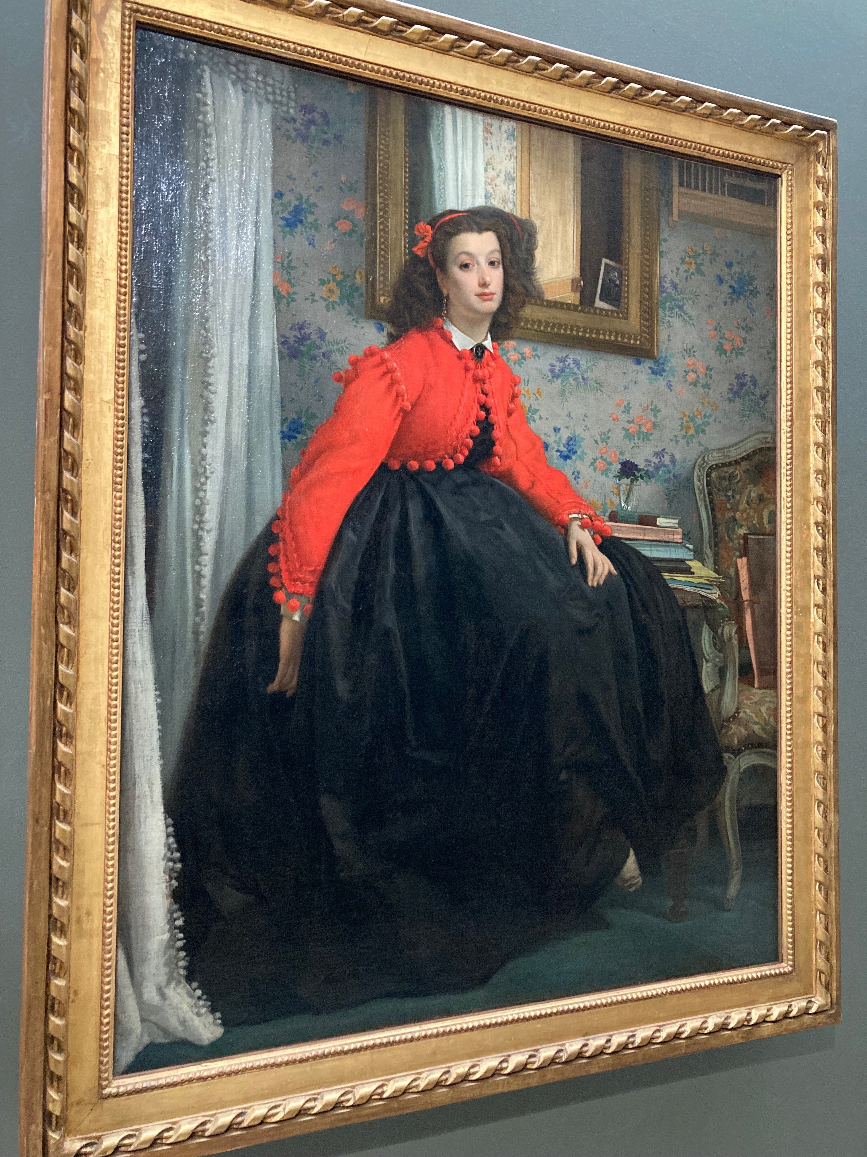 子供のためのオルセー美術館(61)ティソ・赤とヴィオレット、季節の