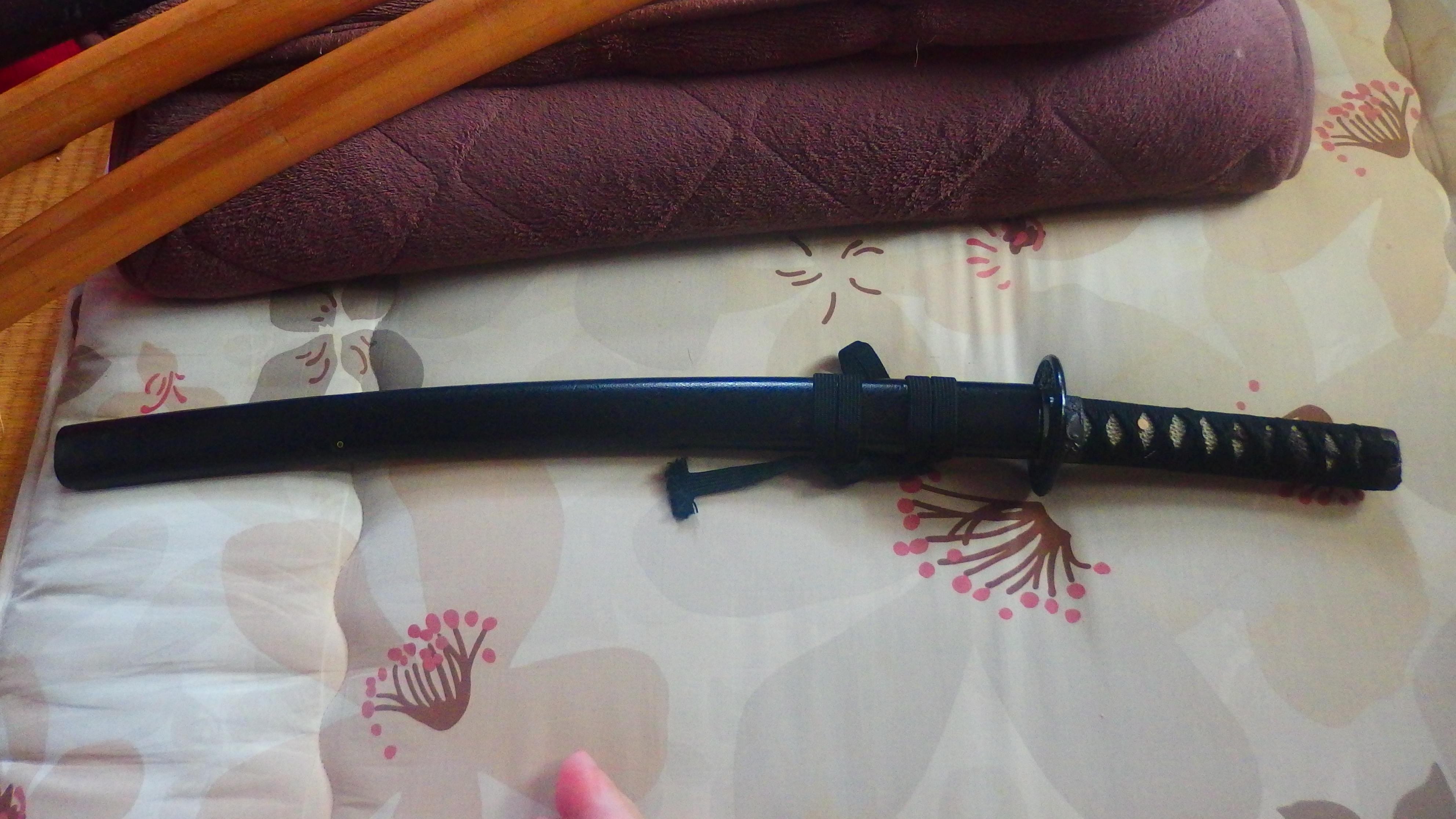 模造刀]卓上玩具レビュー275 模造刀、打刀＆脇差※安い方1万円