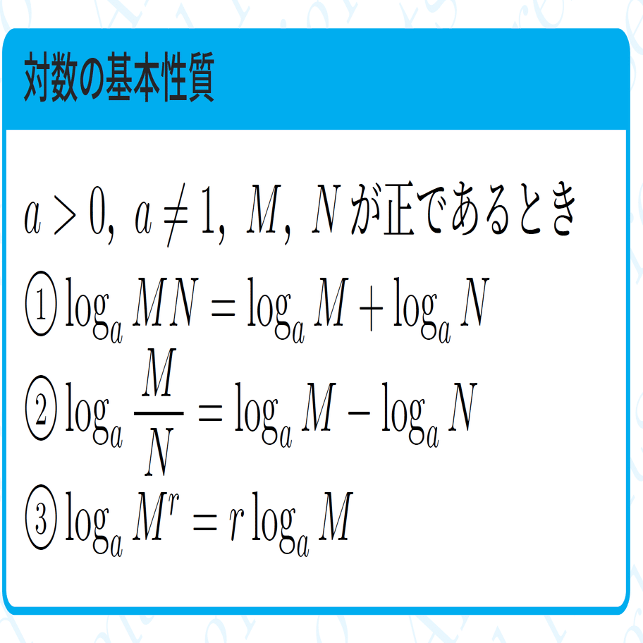 数学】対数の計算｜magico