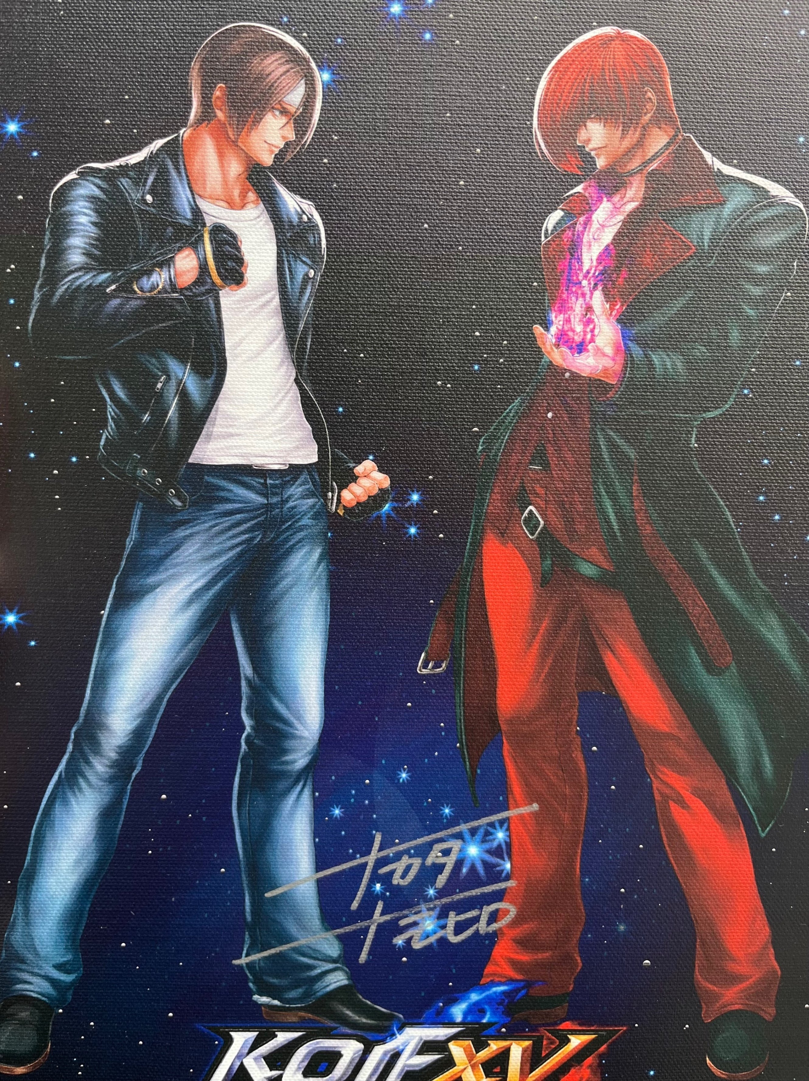 【KOFXV】ナカタトモヒロ サイン色紙 【evo2023】 EVO2023】SNKブースが出展。『サムスピ』『餓狼MotW』サイド