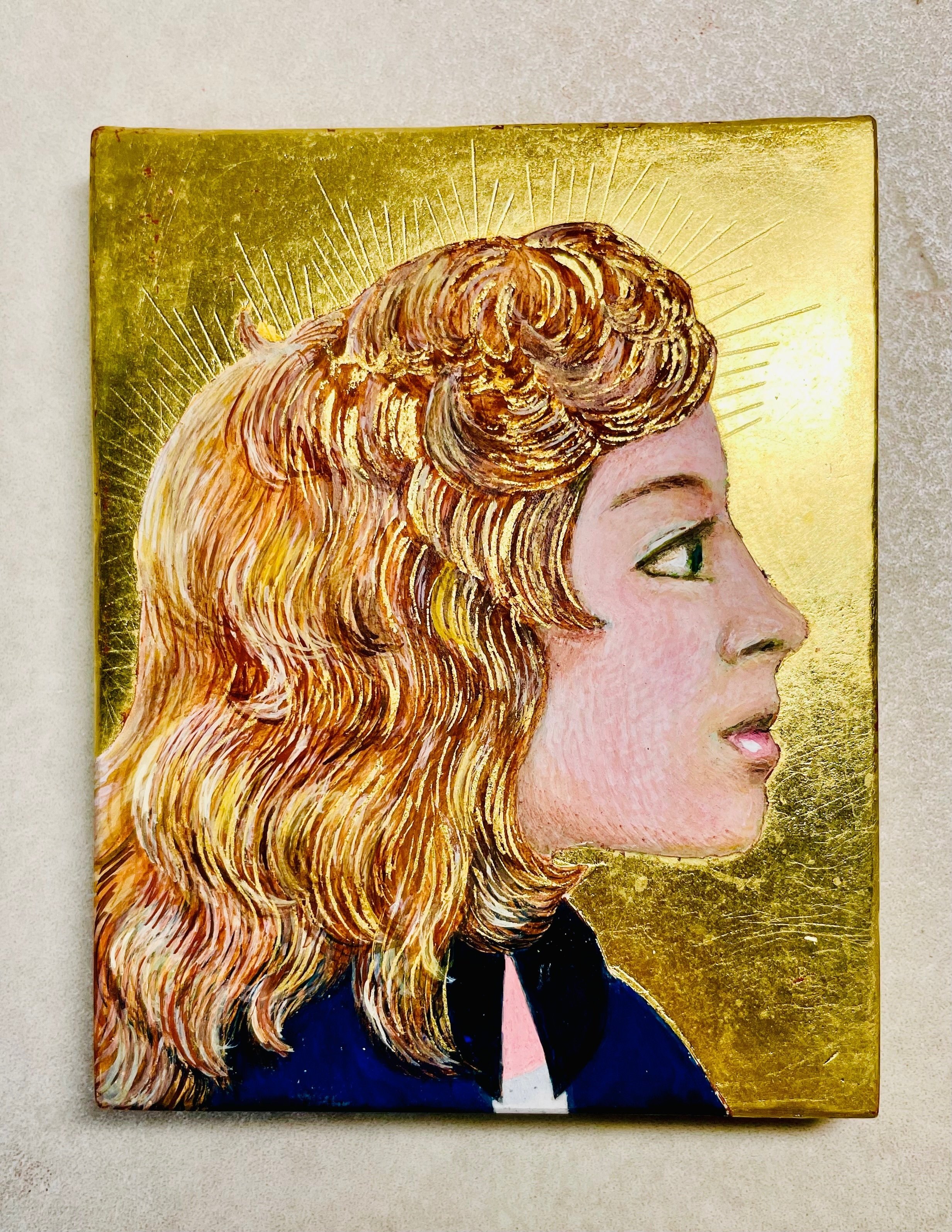 マニフィカートの聖母 ボッティッチェリ　テンペラ画 模写 マニフィカートの聖母 - Wikipedia