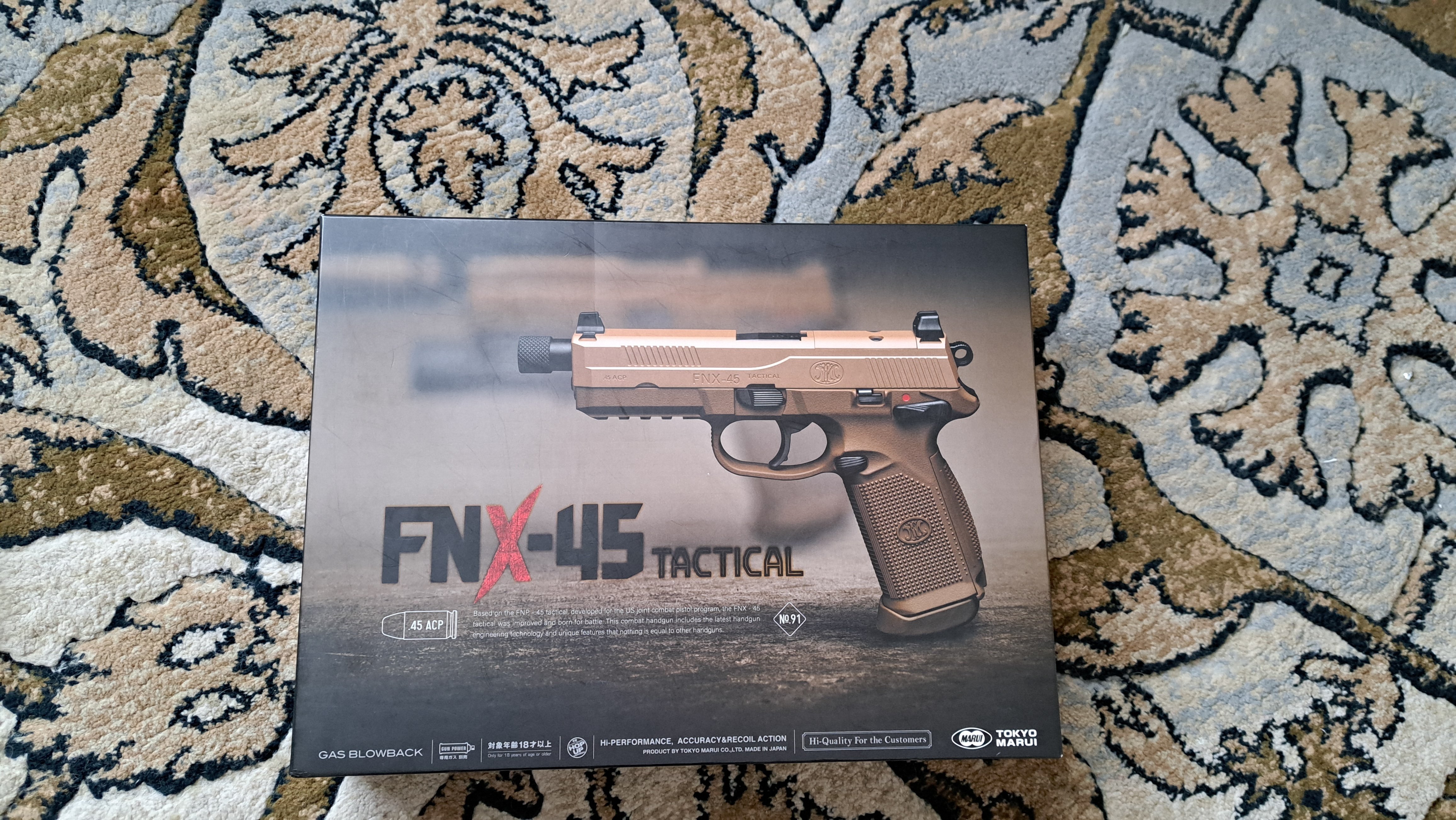 マルイ FNH FNX-45 Tactical れびゅ｜郭公