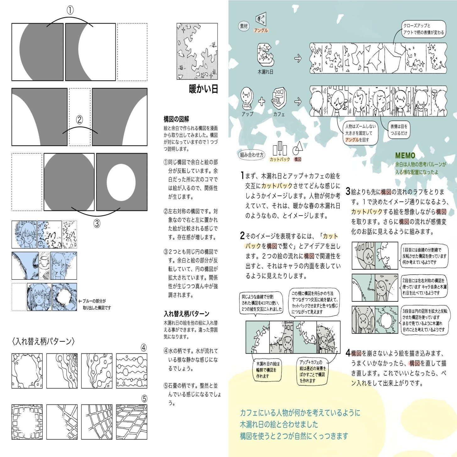 内面を感じさせる漫画の描き方【構図&カットバック】を説明します  