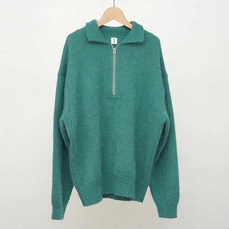 今年も気分はモヘア【MEIAS】よりSUPER KID MOHAIR ZIP PULL OVERが