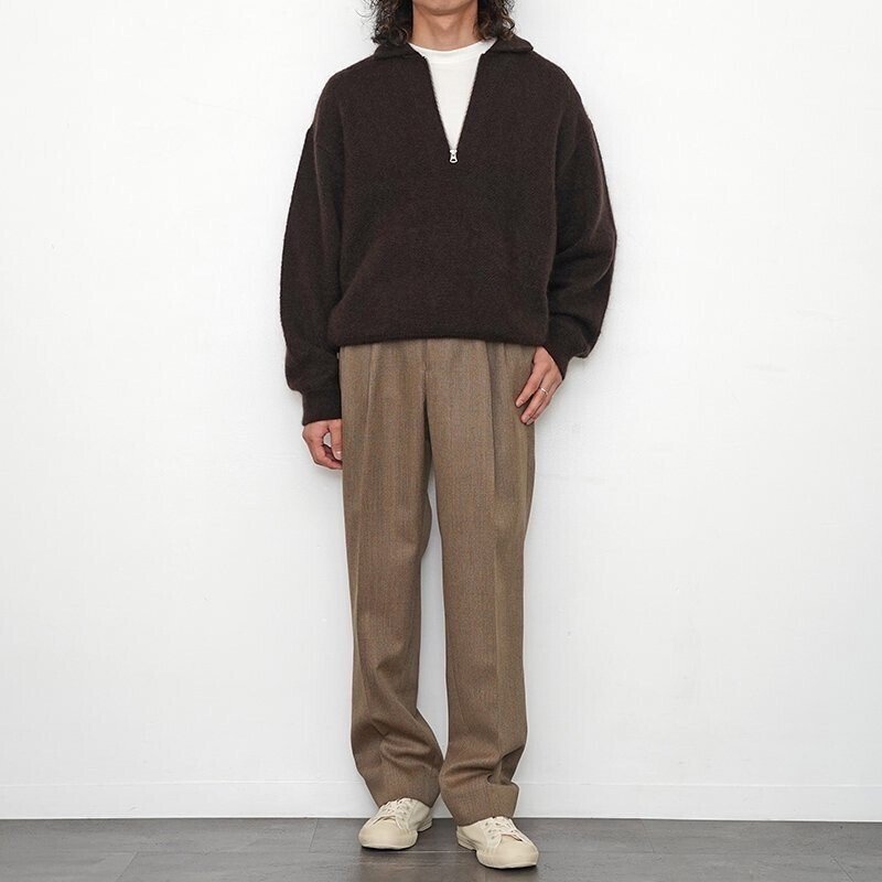 今年も気分はモヘア【MEIAS】よりSUPER KID MOHAIR ZIP PULL OVERが