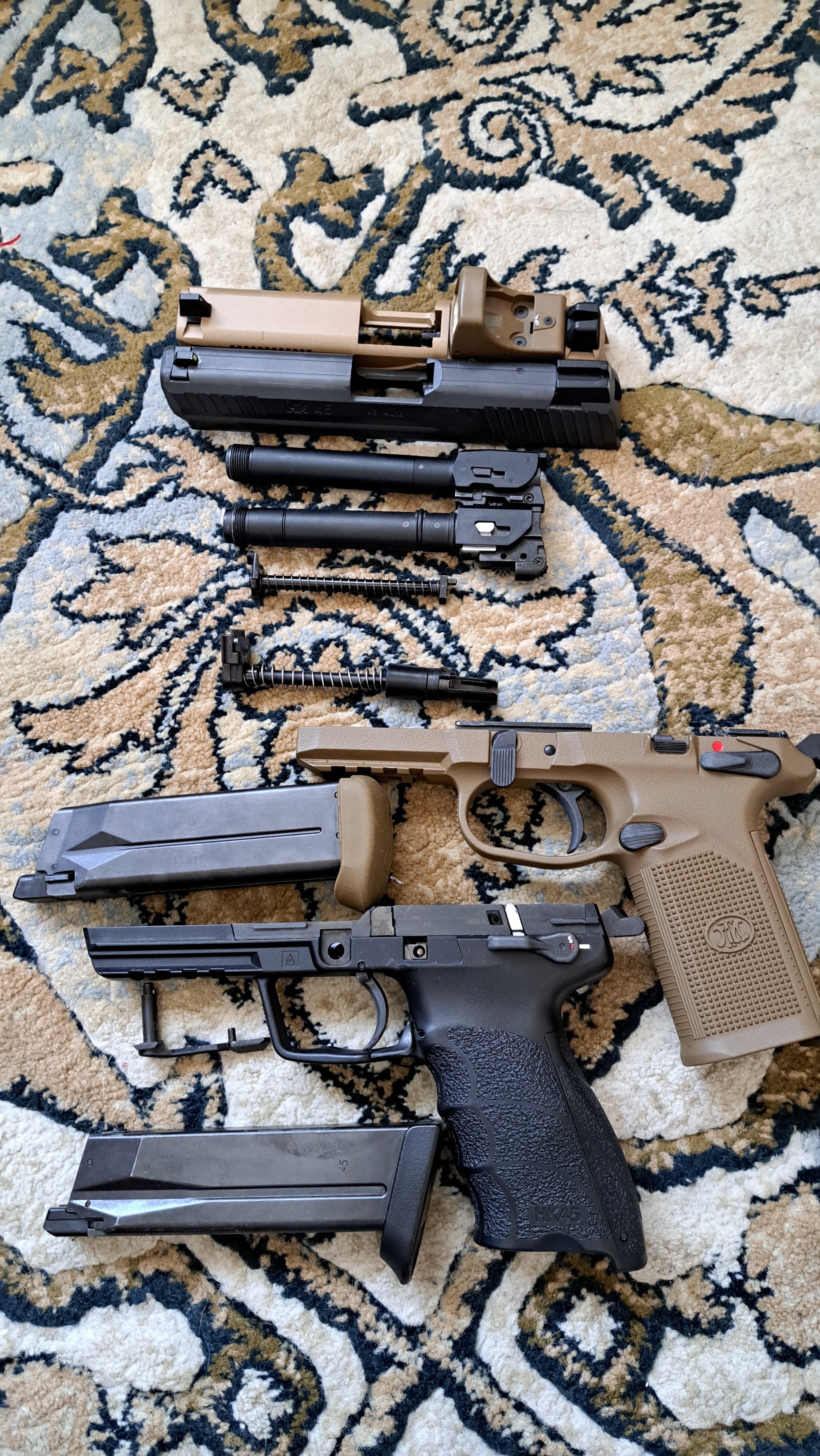 FNX-45 TACTICAL BLACK / 東京マルイ：再試射：重量・トリガー