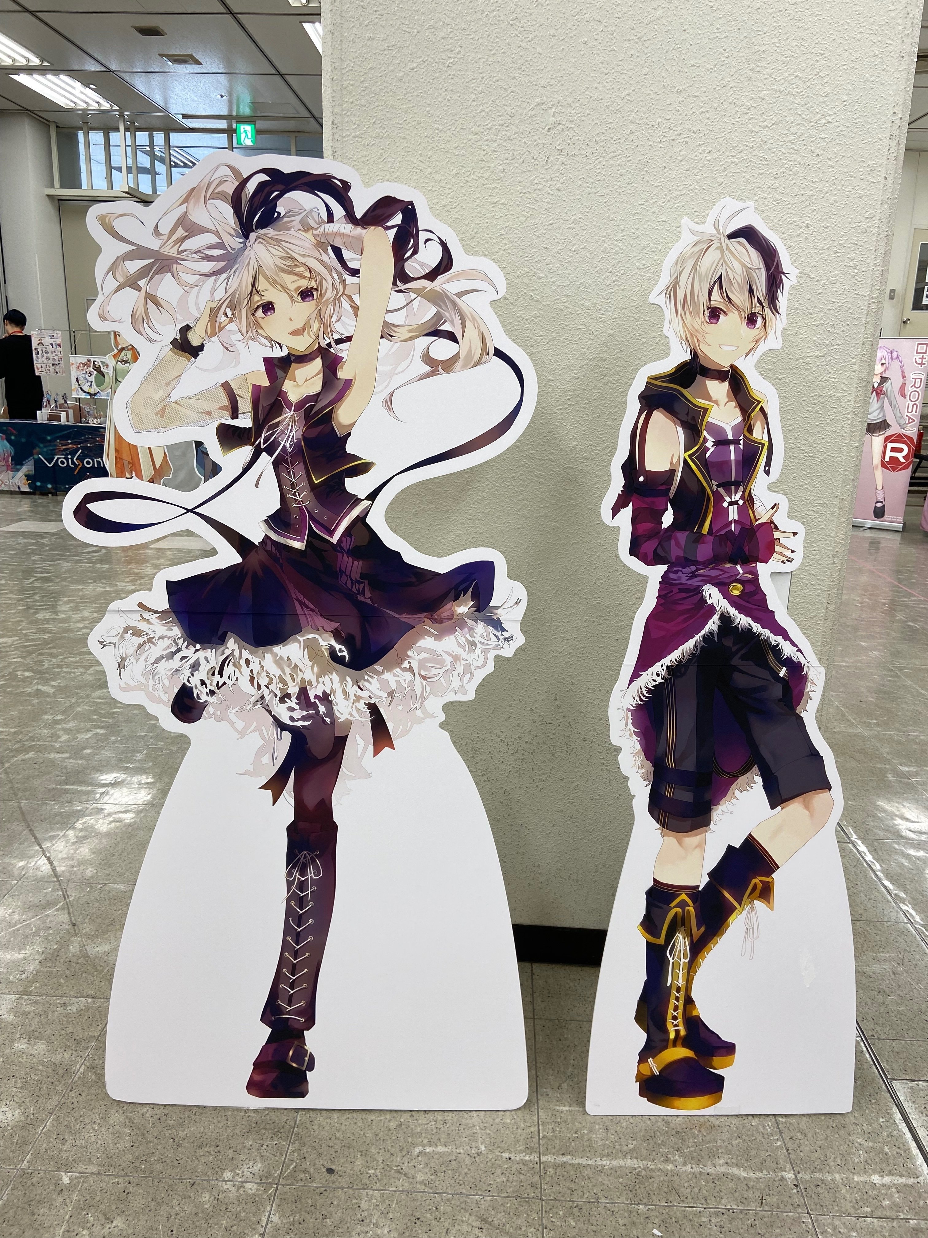 V flower ボーカロイド アクリルスタンド △◯□? ガイノイド（v