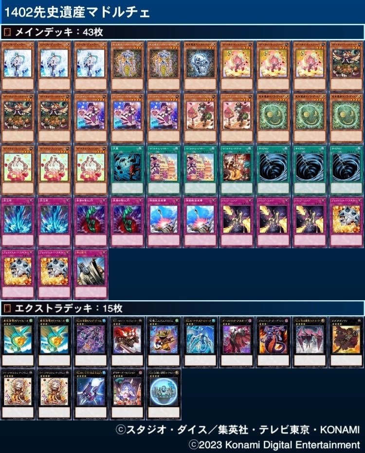1402環境（8期環境）デッキリスト叩き台/2014年2月マスターデュエル