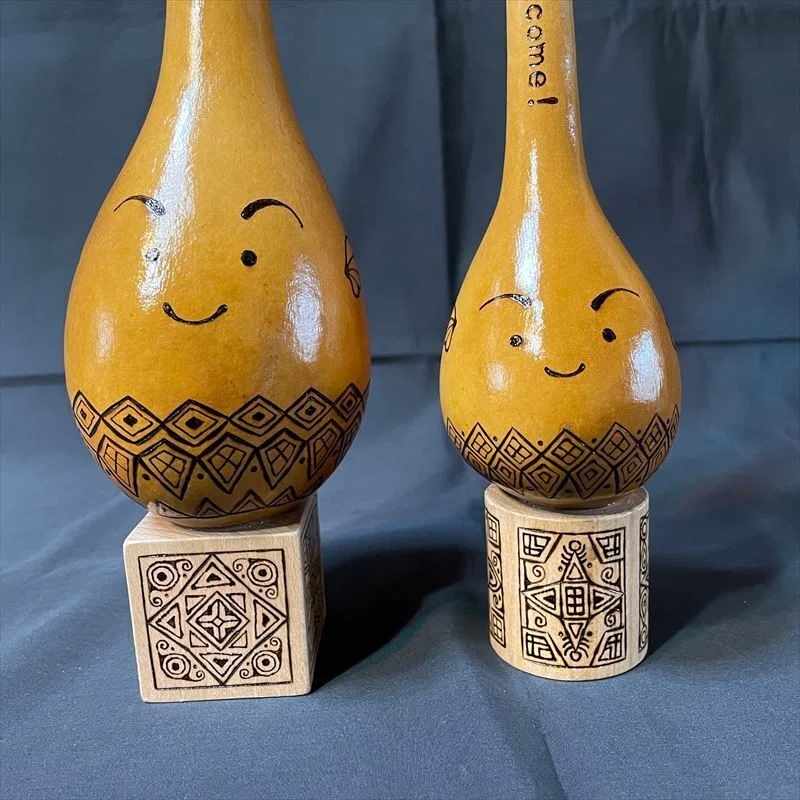 瓢箪細工 漆塗り 置物 商品紹介】 瓢箪置物10 漆塗り 縁起物 埼玉県秩父の工芸品 Gourd