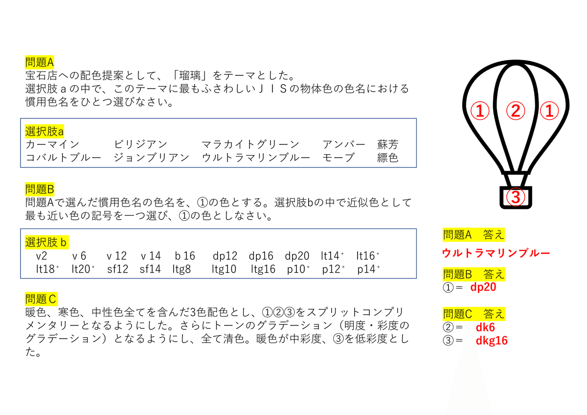 色彩検定1級2次模擬テスト集 色彩検定1級2次模擬テスト集 |本 | 通販 | Amazon