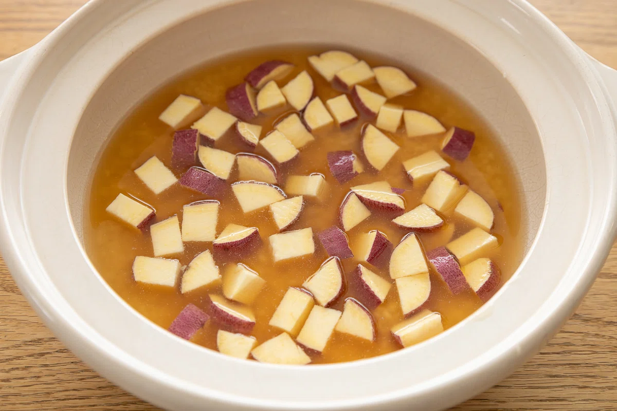 [Donabe Takikomi Gohan #11] Sweet Potato Rice Cooked with Rinse-Free ...