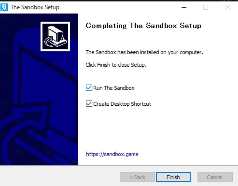 The Sandbox(サンドボックス)の始め方